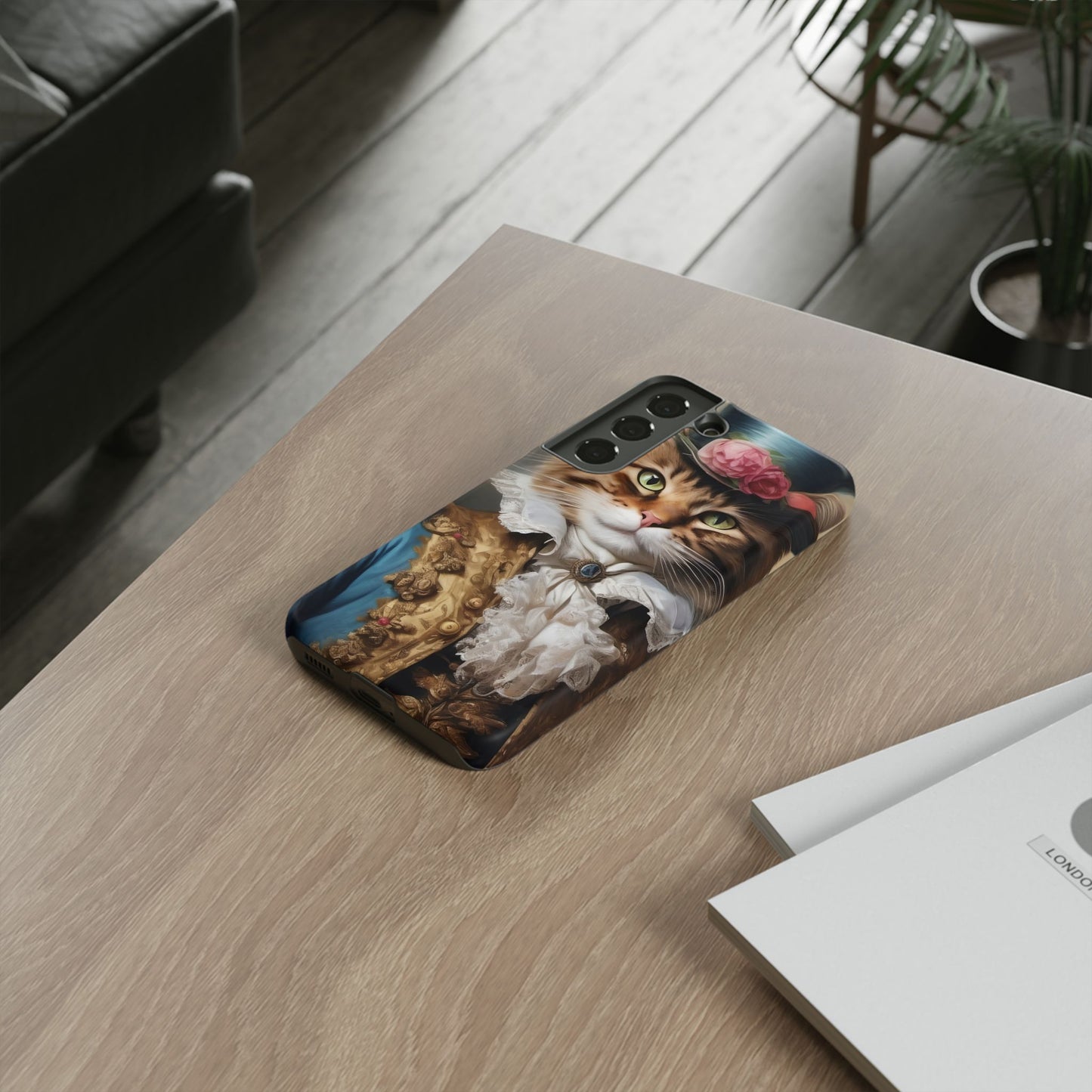 Rococo Cat Tough Phone Cases (A Gentleman)