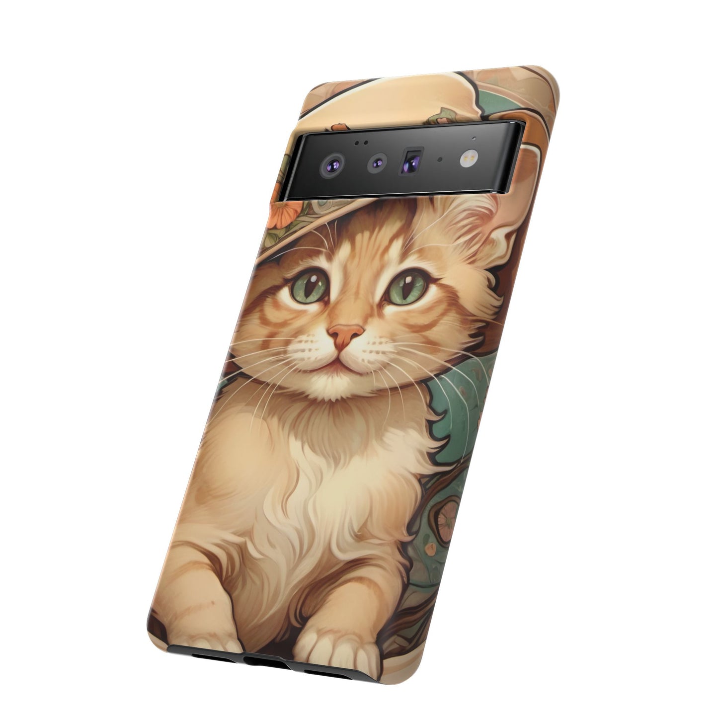 Alphonse Mucha Tough Phone Cases (A kitten)