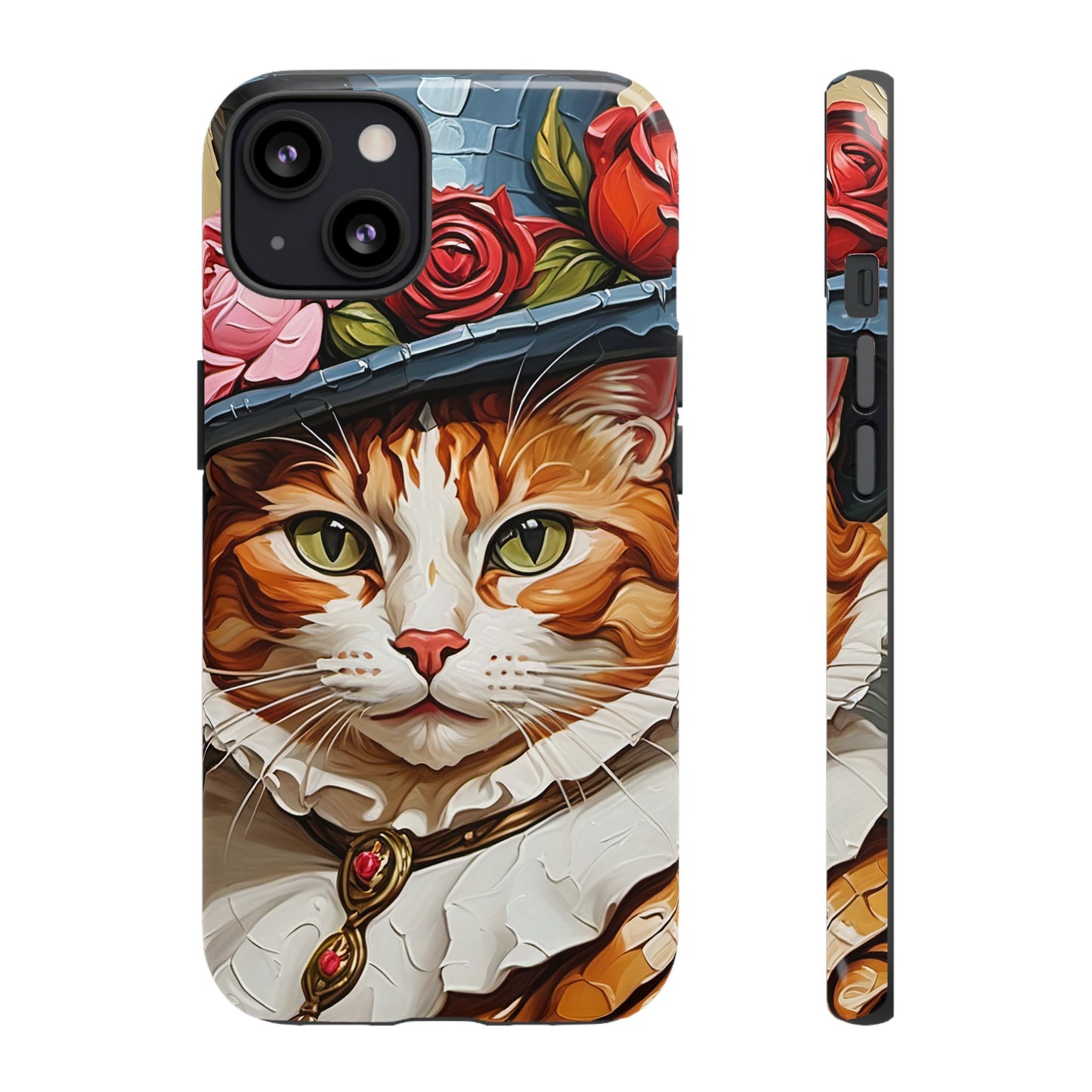 Oil Painting Cat Tough Phone Cases (A Gentleman)