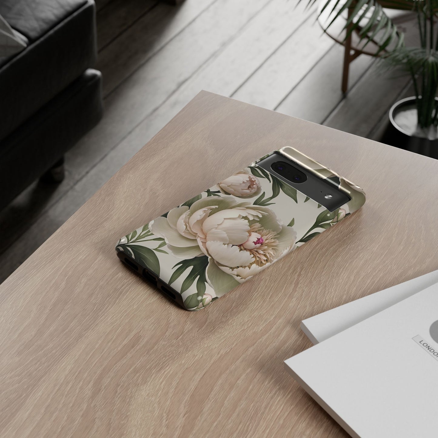 Watercolor Large Peonies Tough Cases
