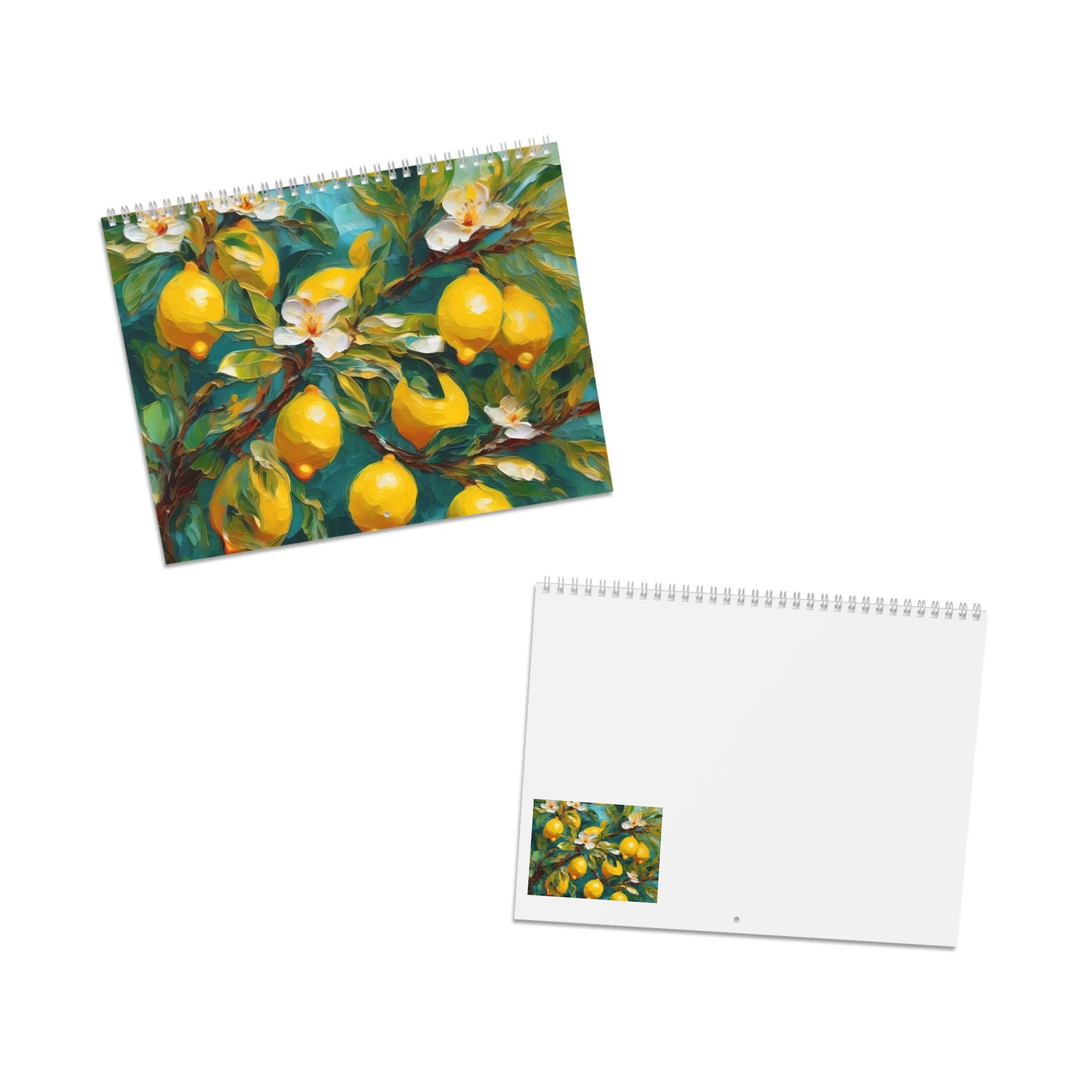 Vincent Van Gogh and Claude Monet inspired Floral Calendar (2025)