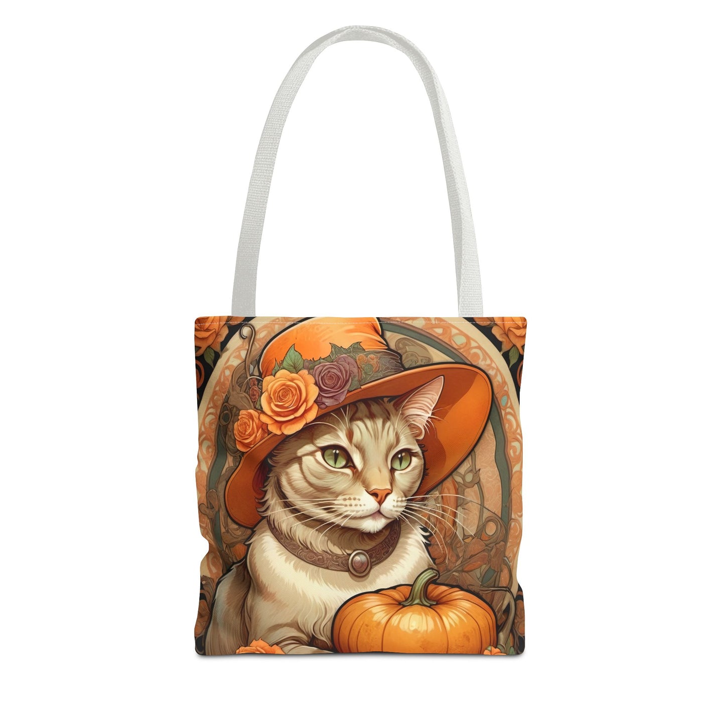 Halloween Art Nouveau Cat Tote