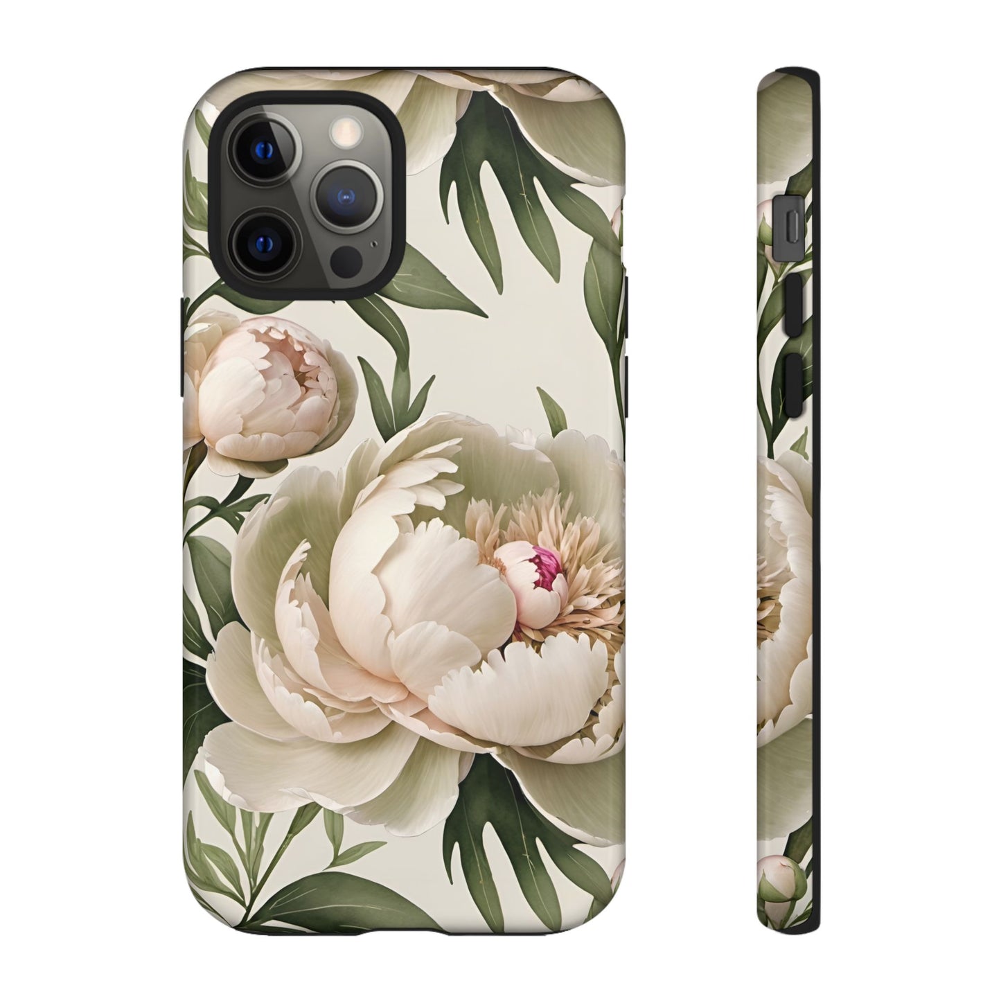 Watercolor Large Peonies Tough Cases