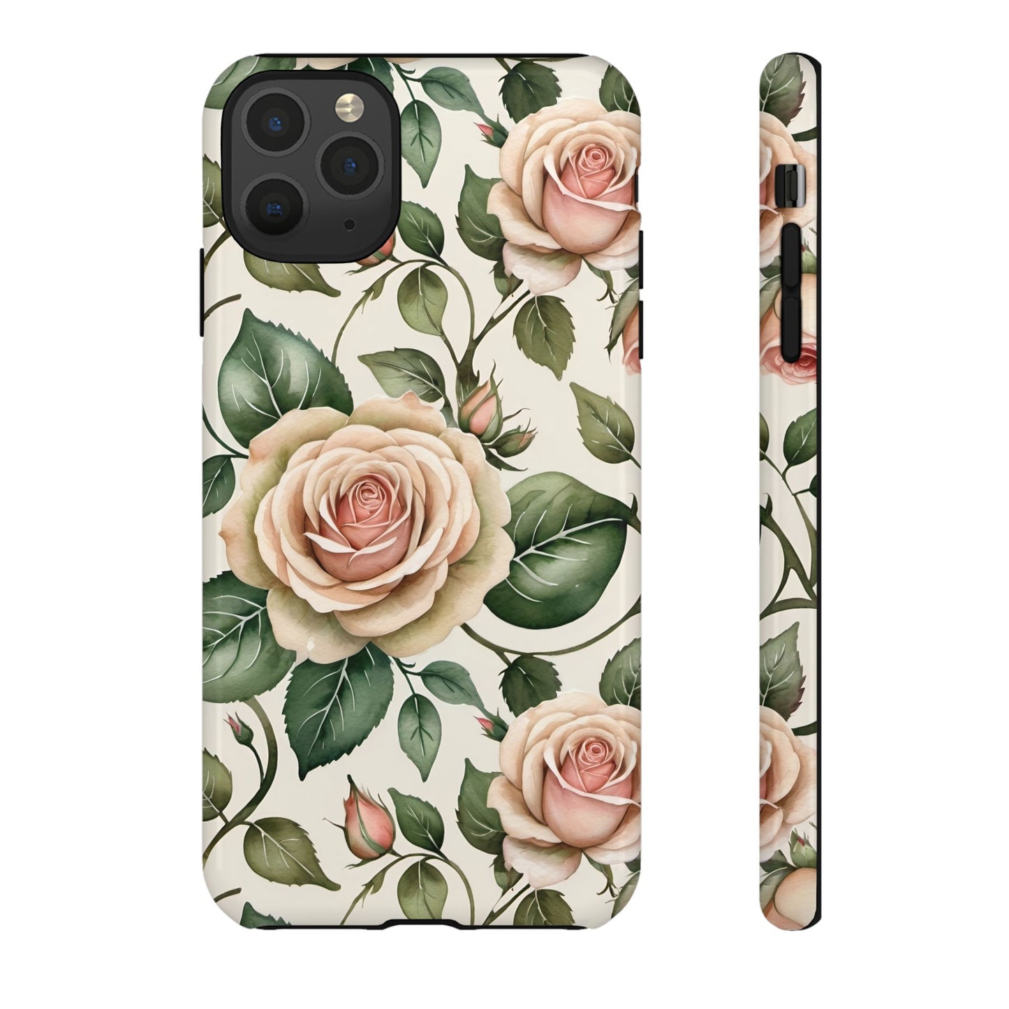 Watercolor Large Roses Tough Cases 2