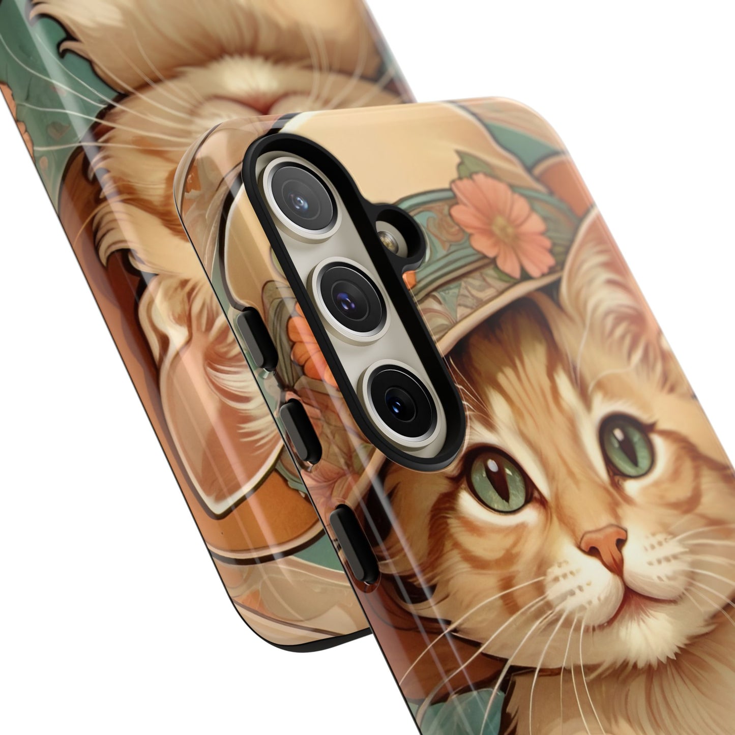Alphonse Mucha Tough Phone Cases (A kitten)
