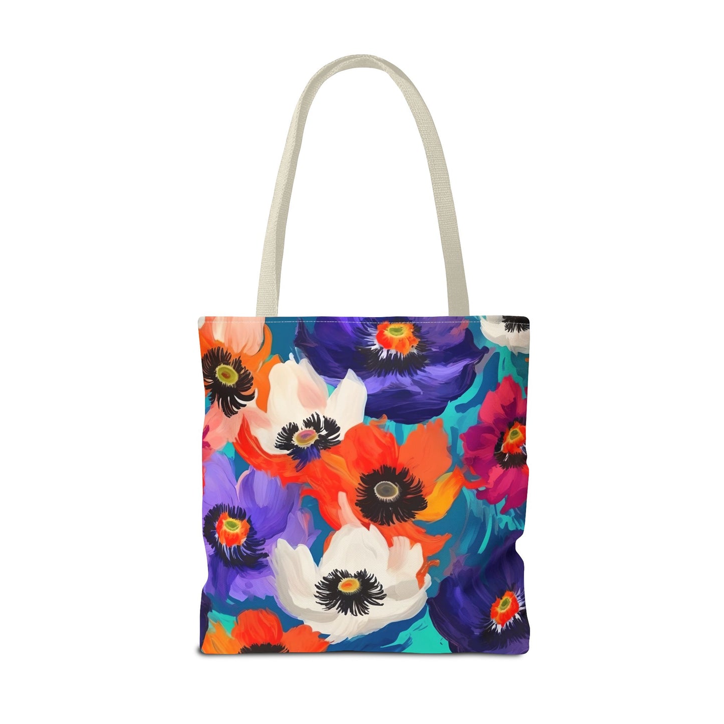 Fauvism inspired Colorful Anemones Tote Bag