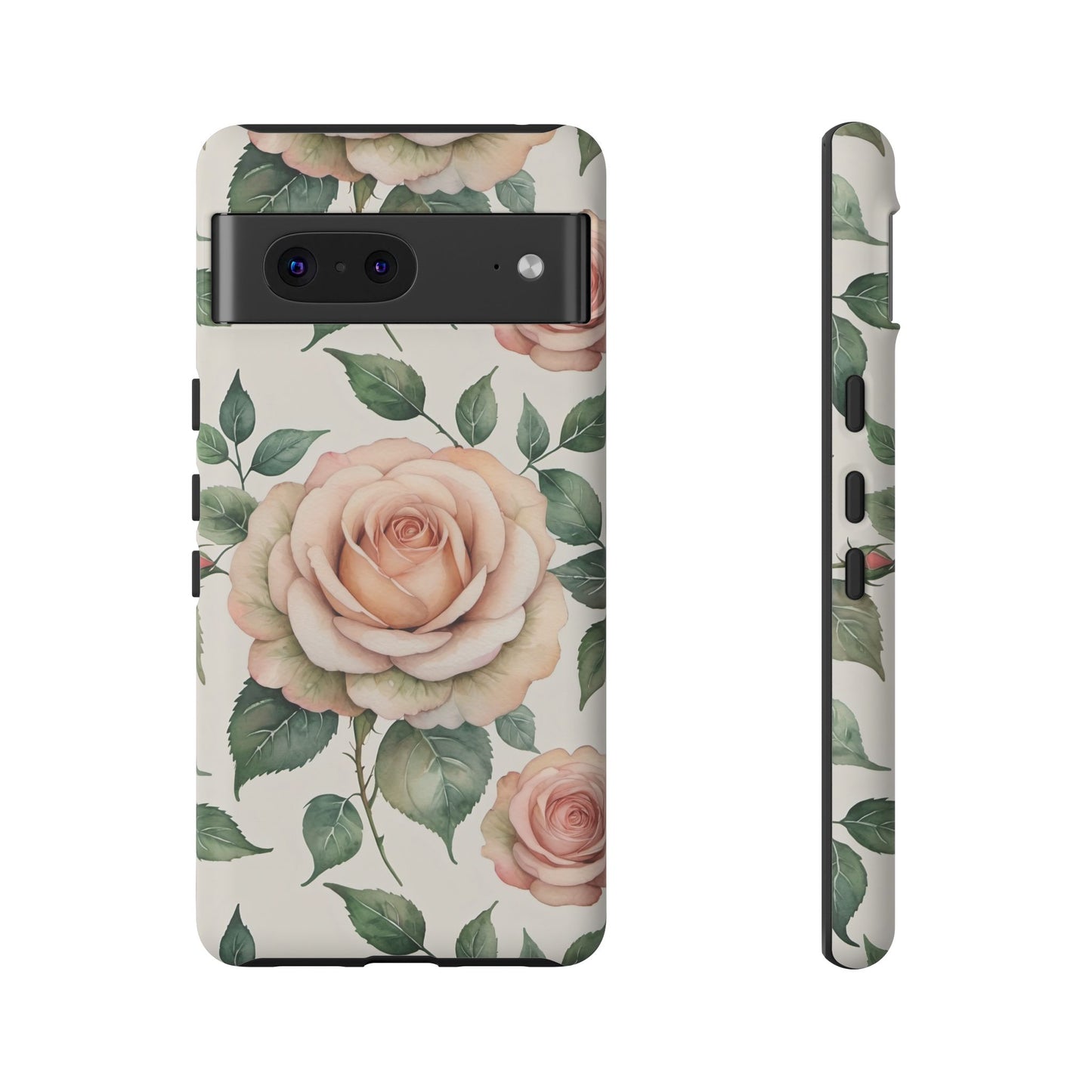 Watercolor Large Roses Tough Cases
