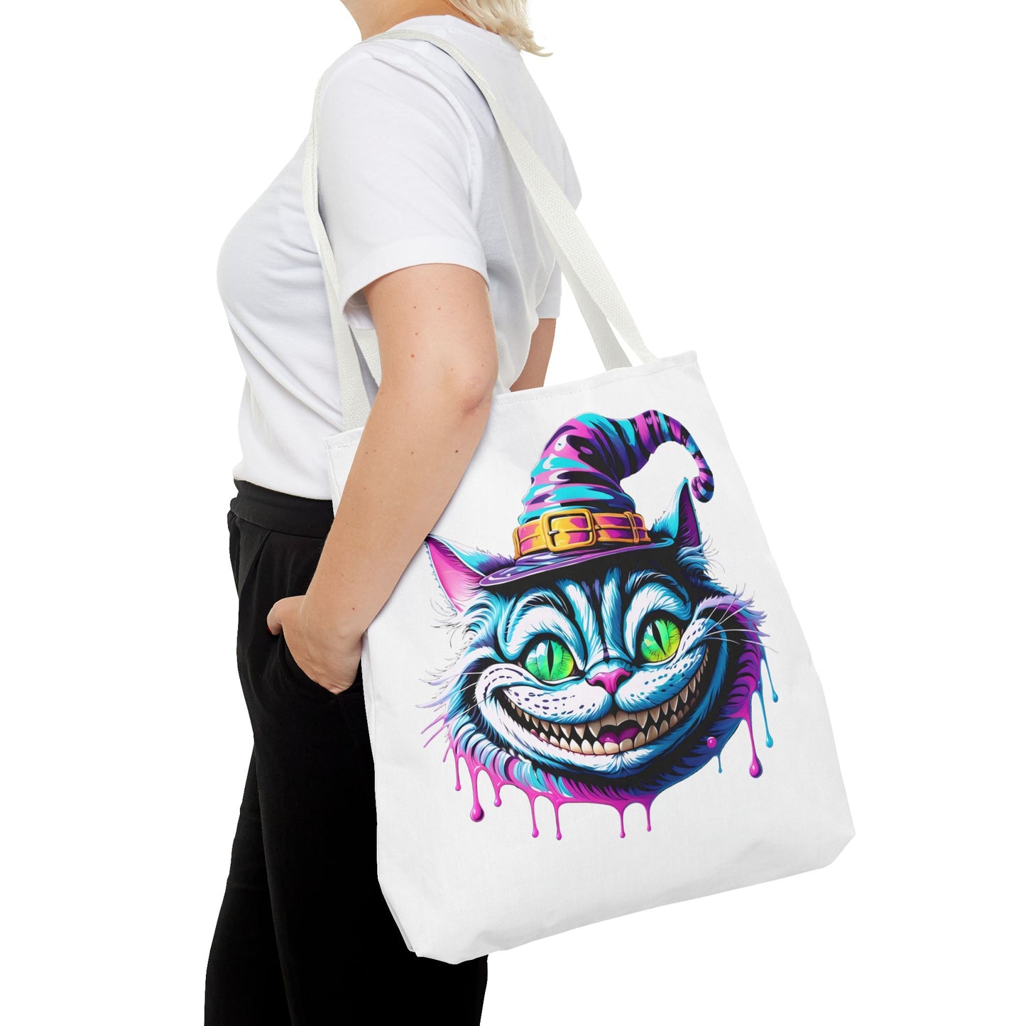 Halloween Cheshire Cat Tote Bag