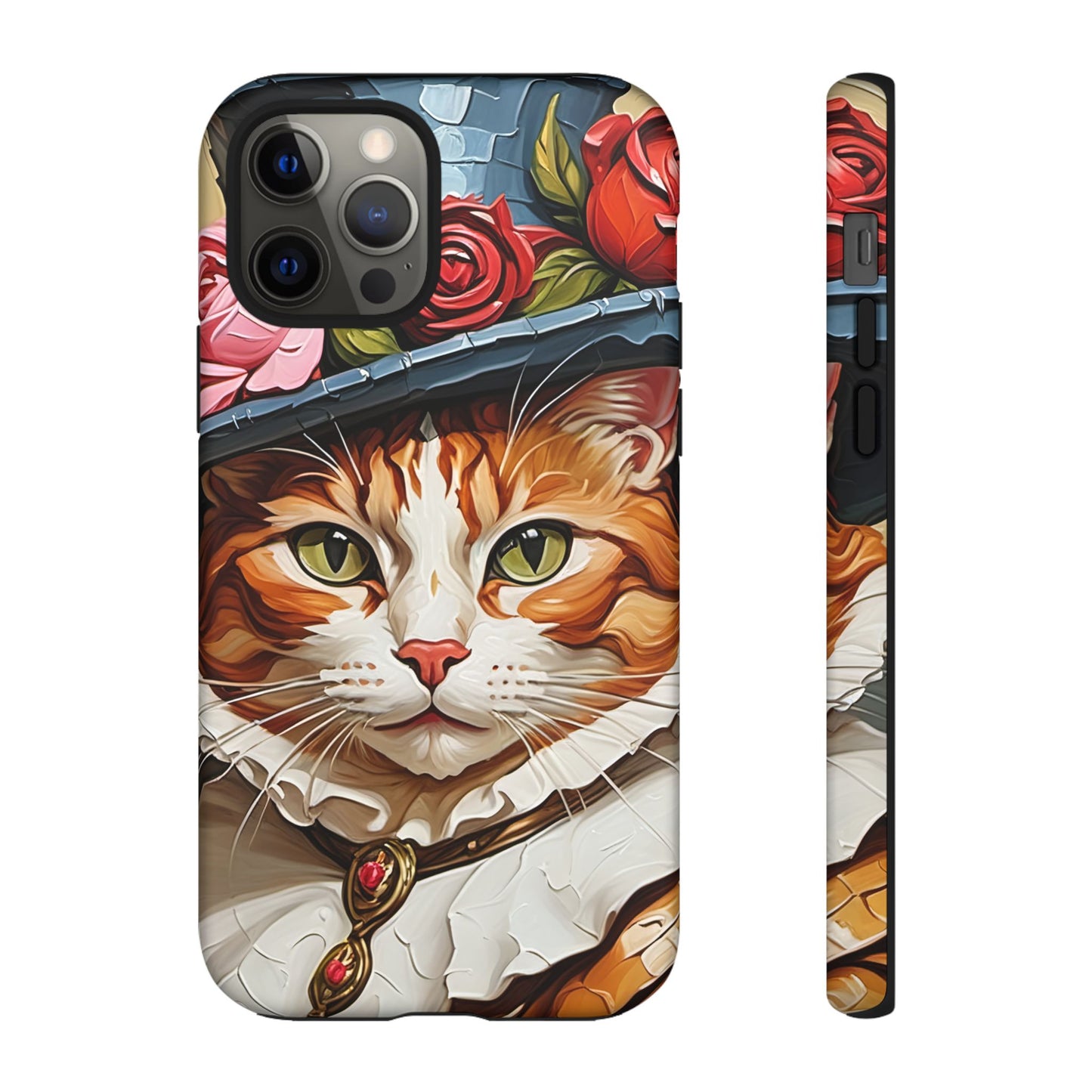 Oil Painting Cat Tough Phone Cases (A Gentleman)