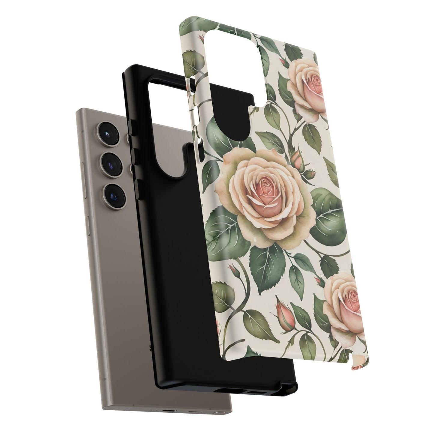 Watercolor Large Roses Tough Cases 2