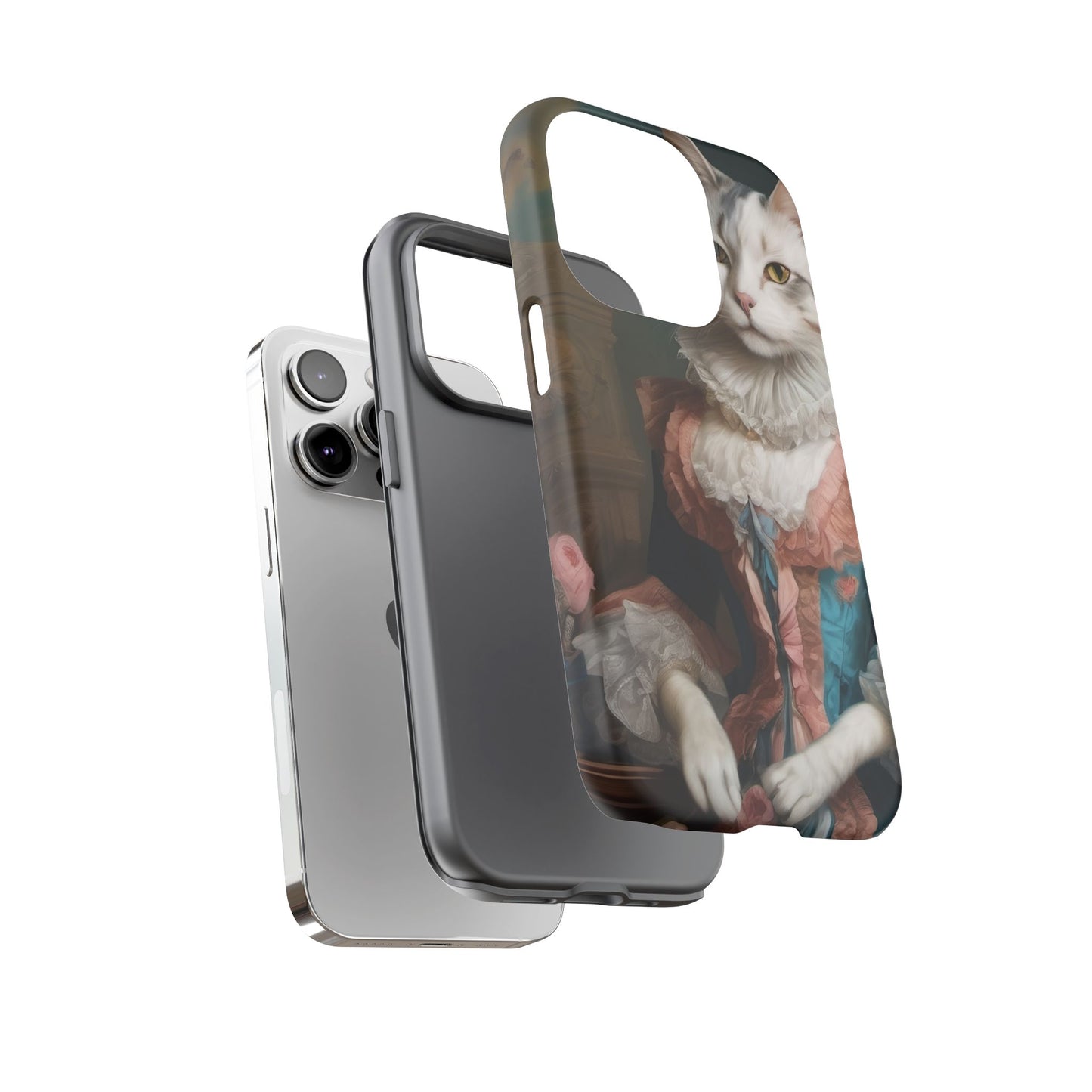 Rococo Cat Tough Phone Cases (A Queen 3)