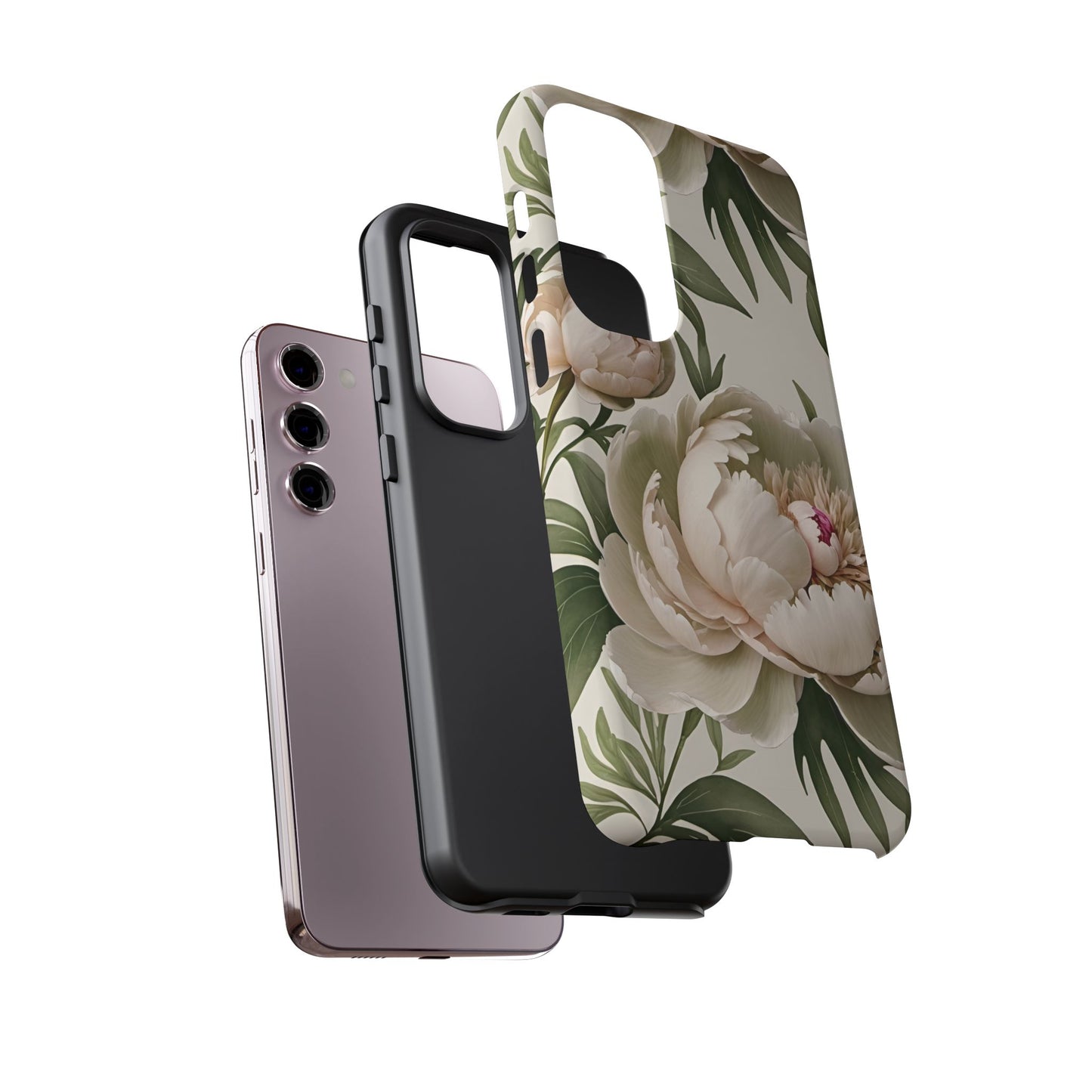 Watercolor Large Peonies Tough Cases
