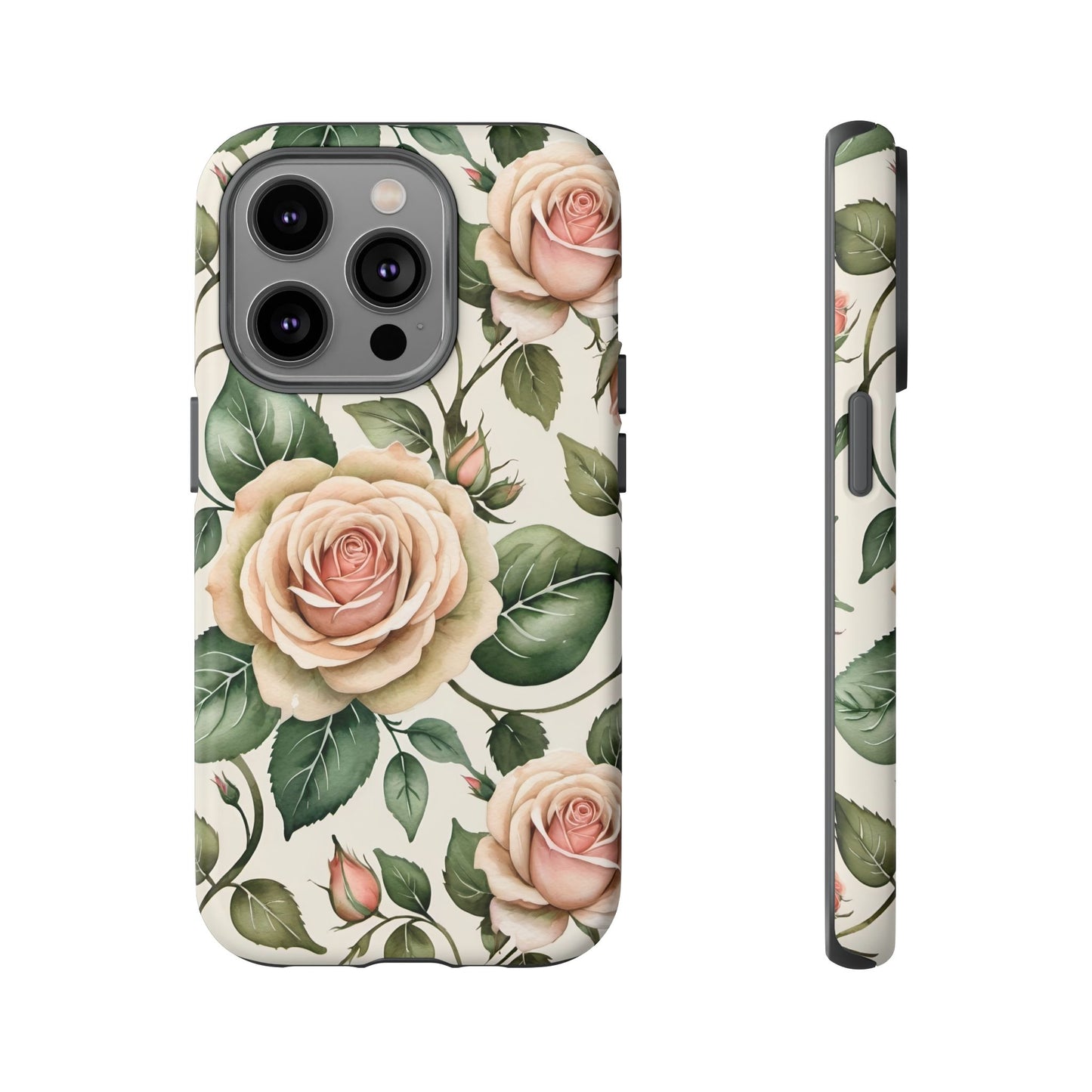 Watercolor Large Roses Tough Cases 2