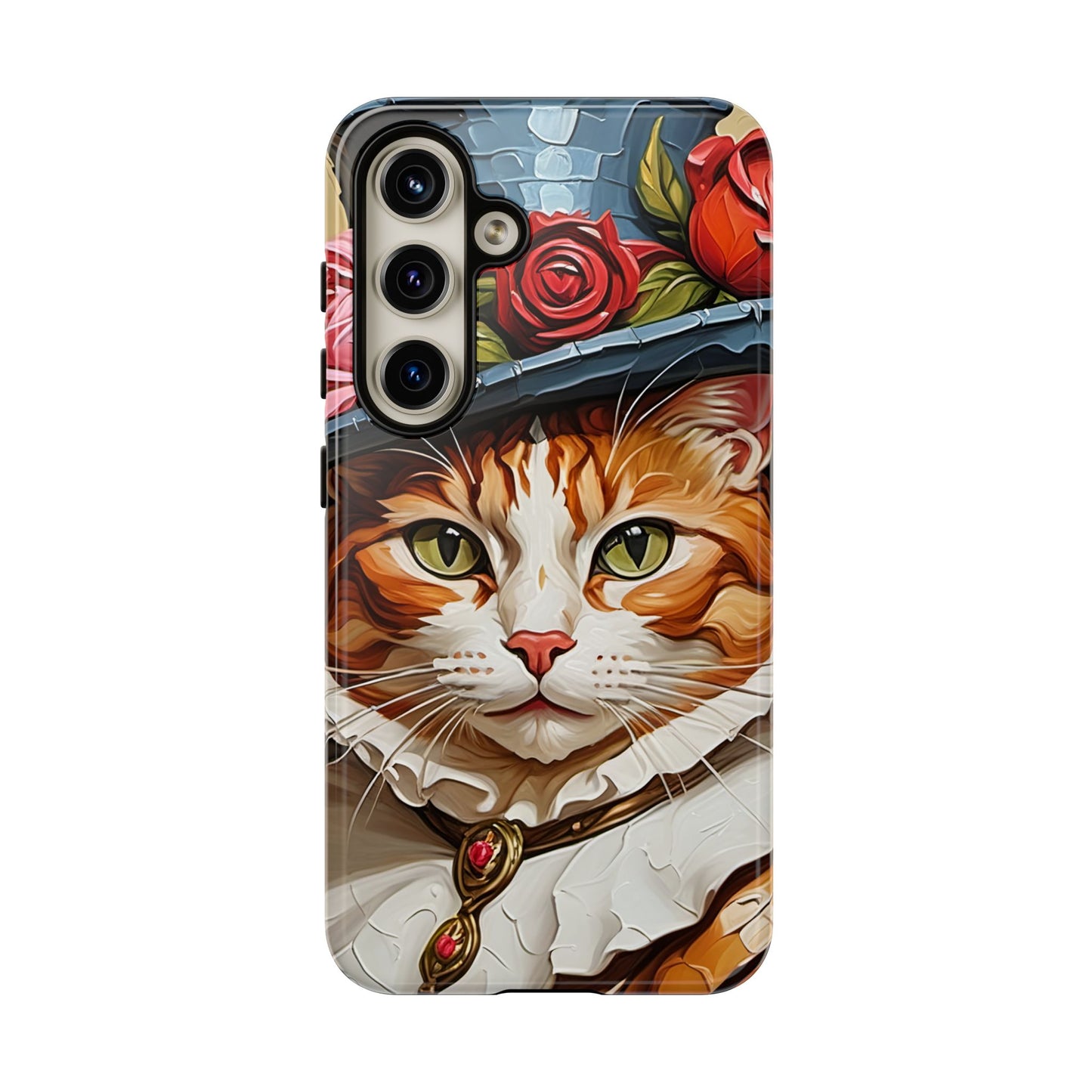 Oil Painting Cat Tough Phone Cases (A Gentleman)