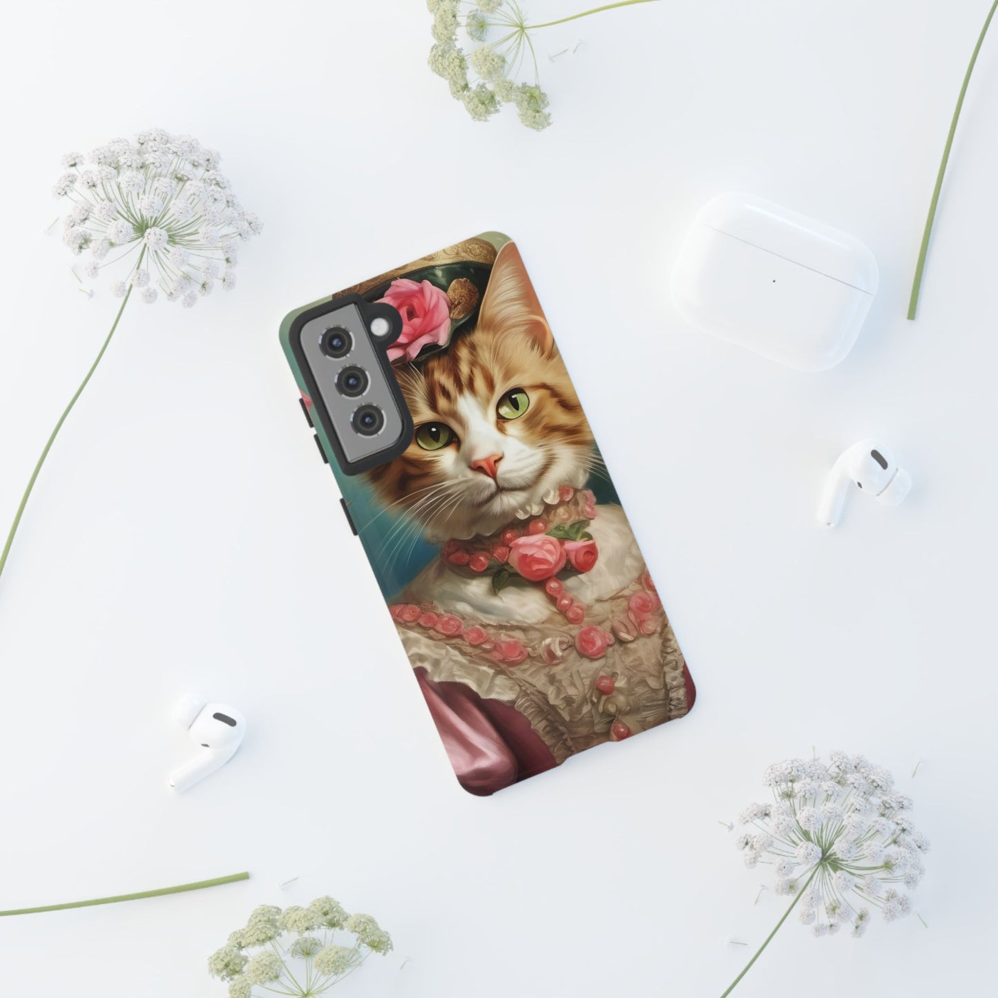 Rococo Cat Tough Phone Cases (A Queen 2)