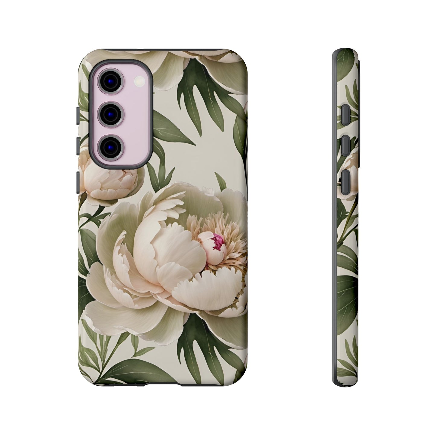 Watercolor Large Peonies Tough Cases
