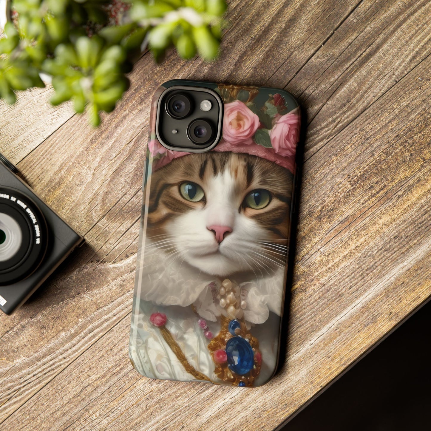 Rococo Cat Tough Phone Cases (A Queen)