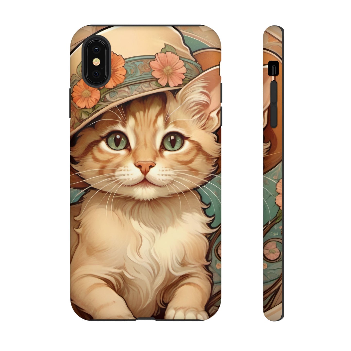 Alphonse Mucha Tough Phone Cases (A kitten)