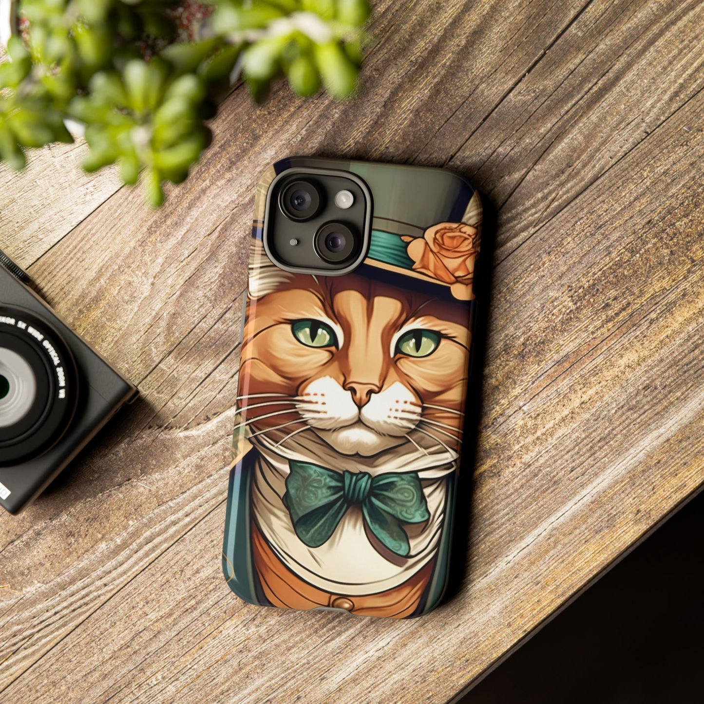 Alphonse Mucha Tough Phone Cases (A gentleman cat)