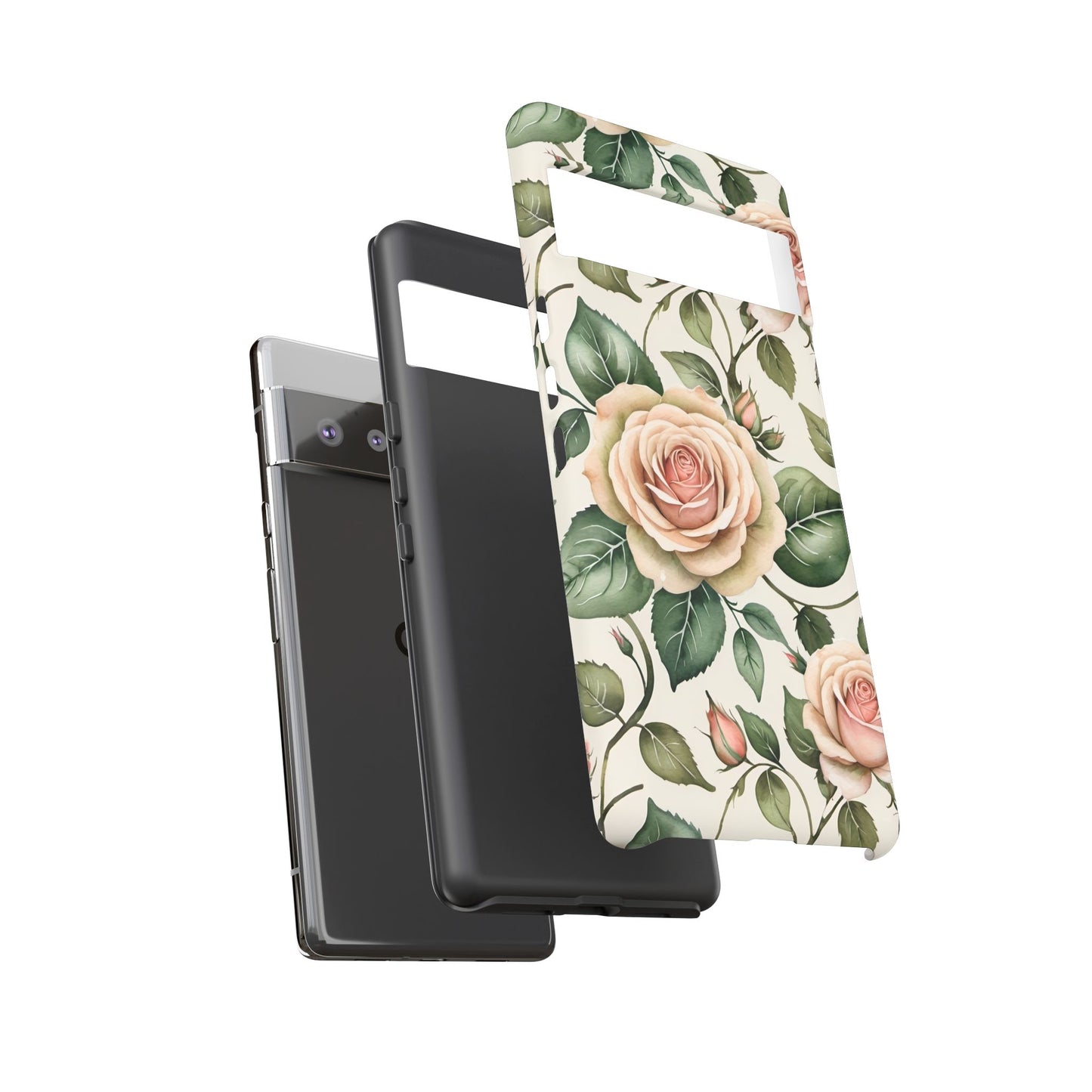 Watercolor Large Roses Tough Cases 2