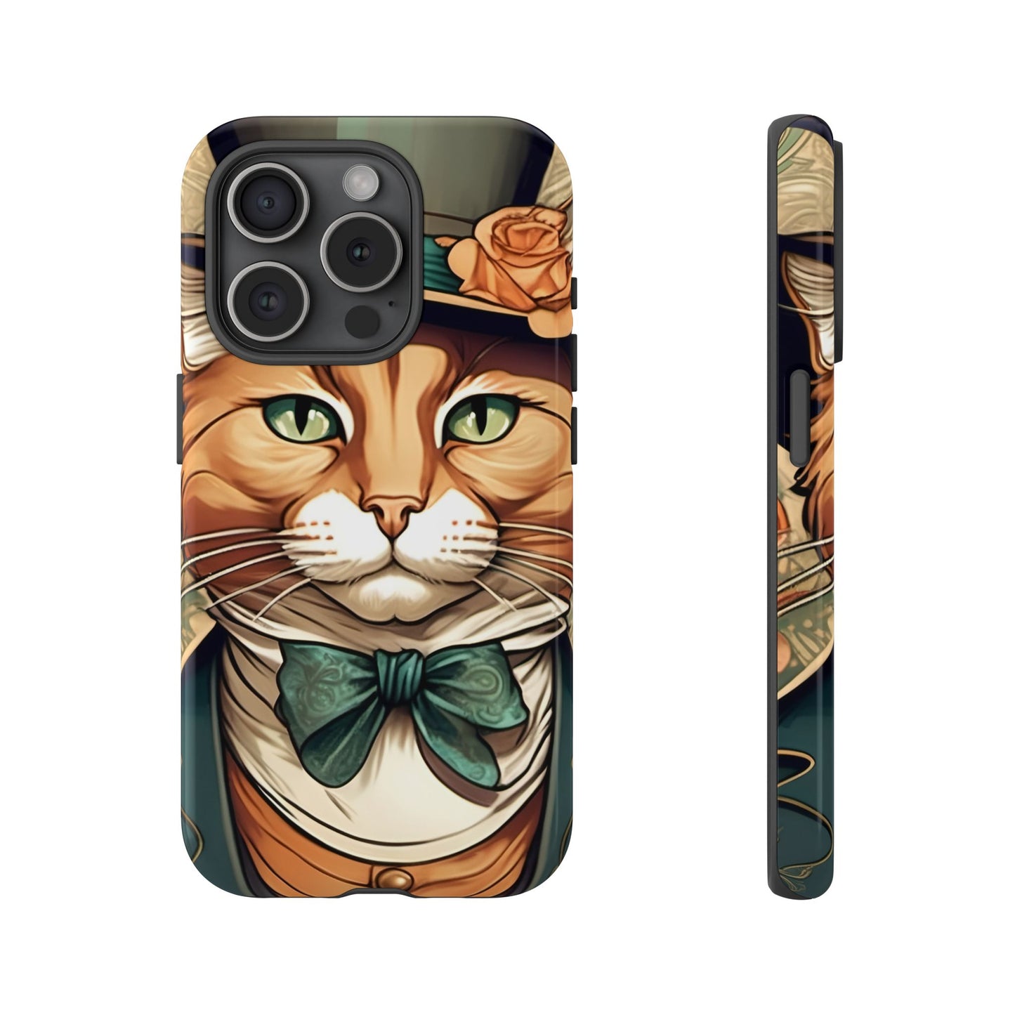 Alphonse Mucha Tough Phone Cases (A gentleman cat)