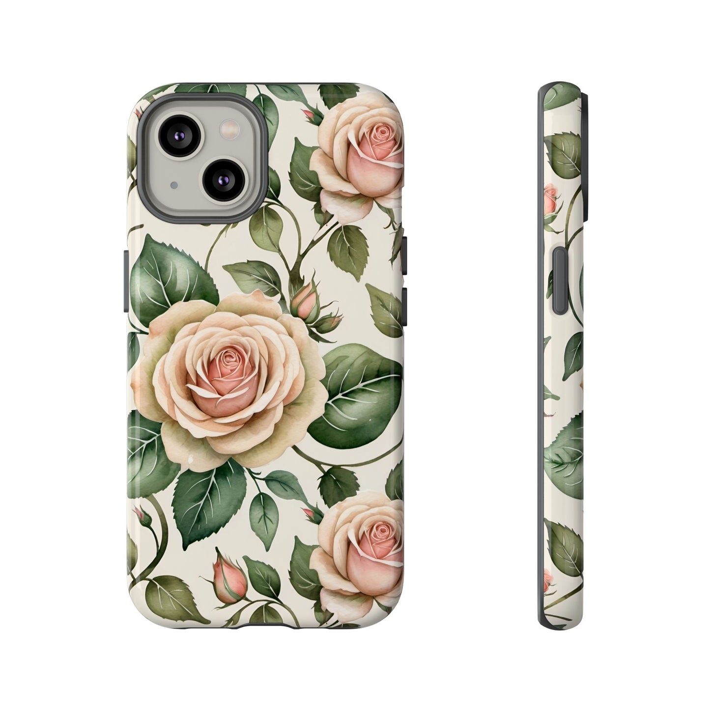 Watercolor Large Roses Tough Cases 2