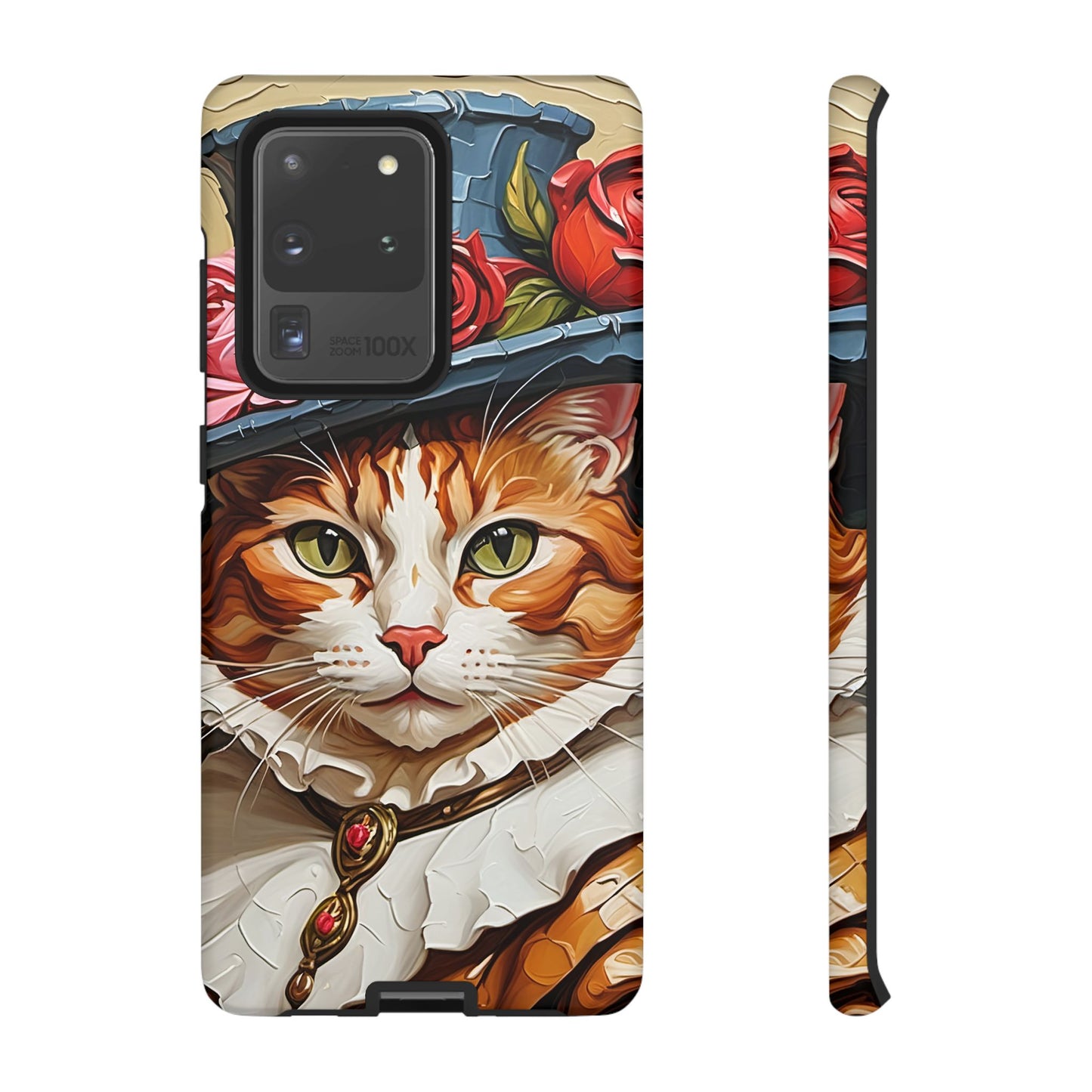 Oil Painting Cat Tough Phone Cases (A Gentleman)