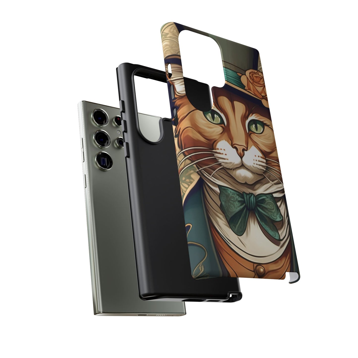 Alphonse Mucha Tough Phone Cases (A gentleman cat)