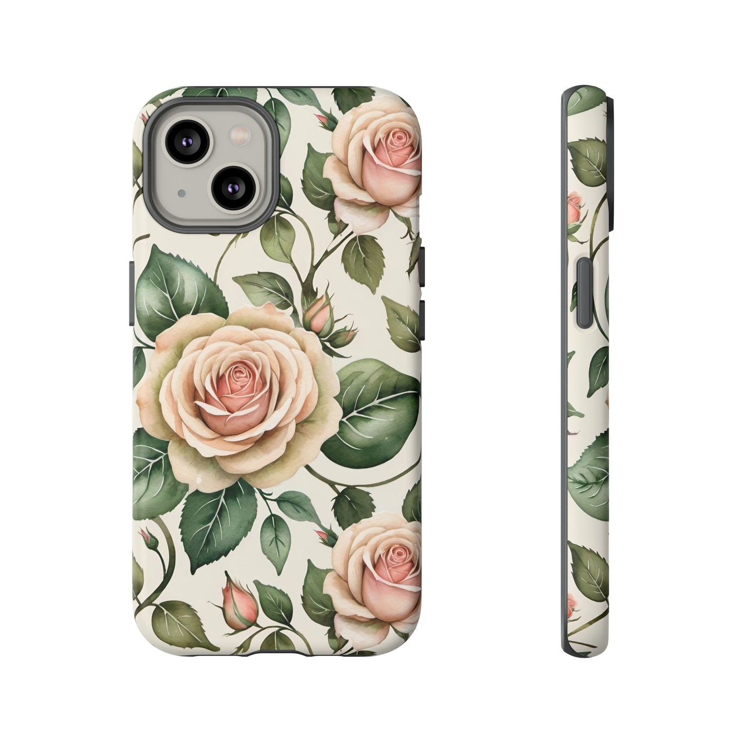 Watercolor Large Roses Tough Cases 2