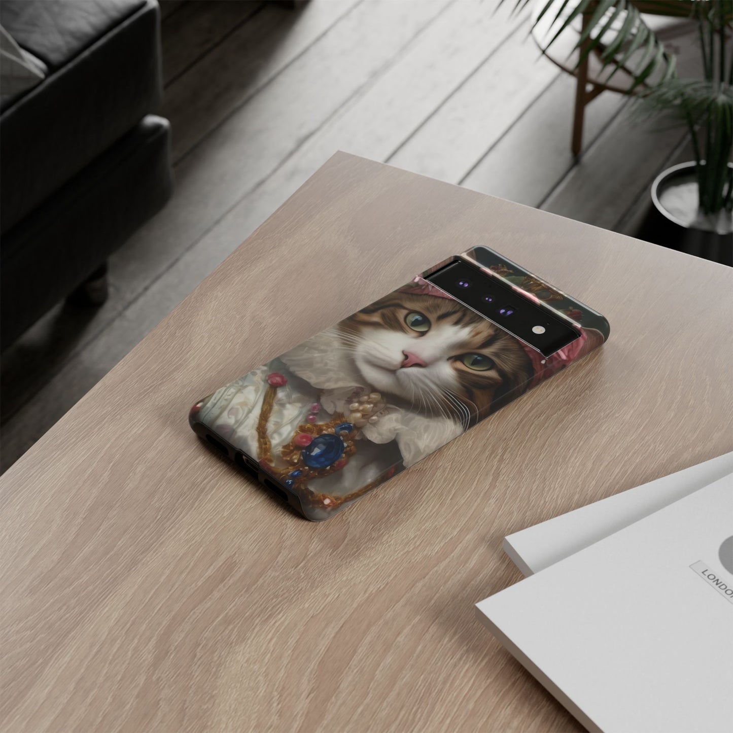 Rococo Cat Tough Phone Cases (A Queen)