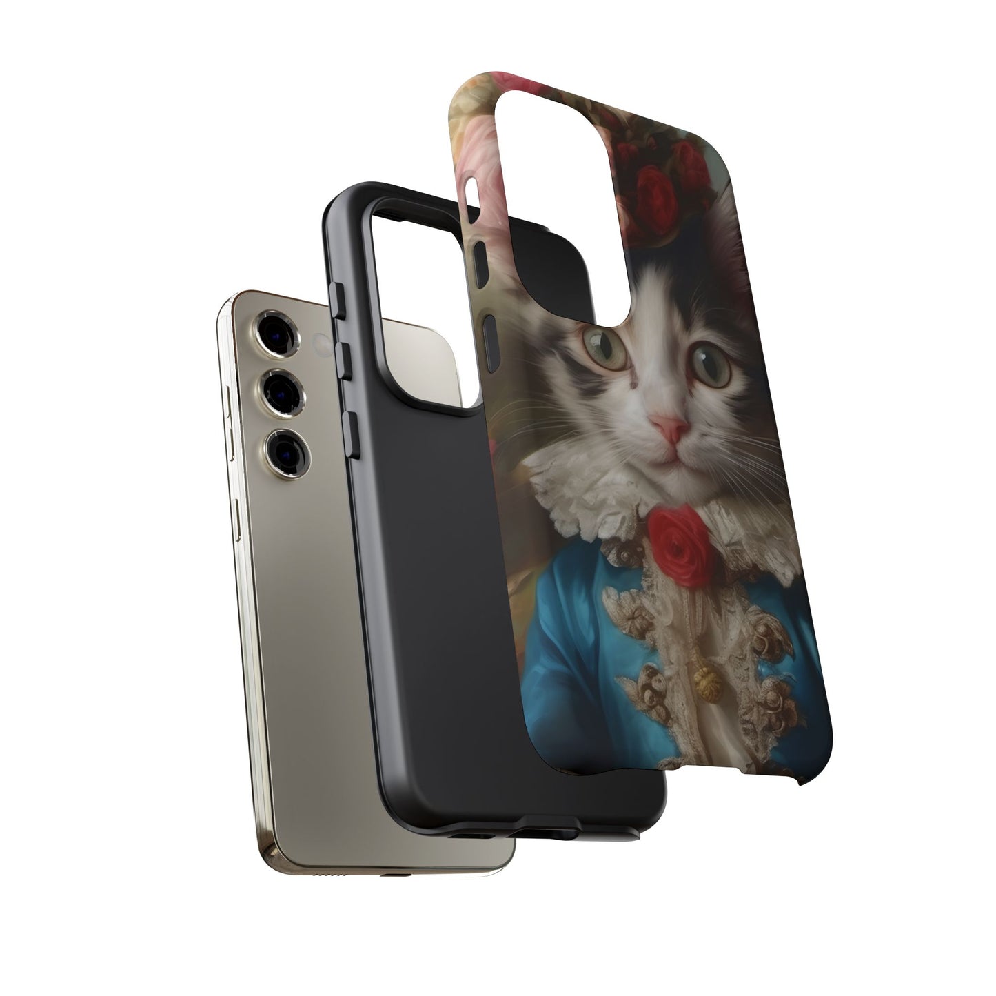 Rococo Cat Tough Phone Cases (A Kitten)