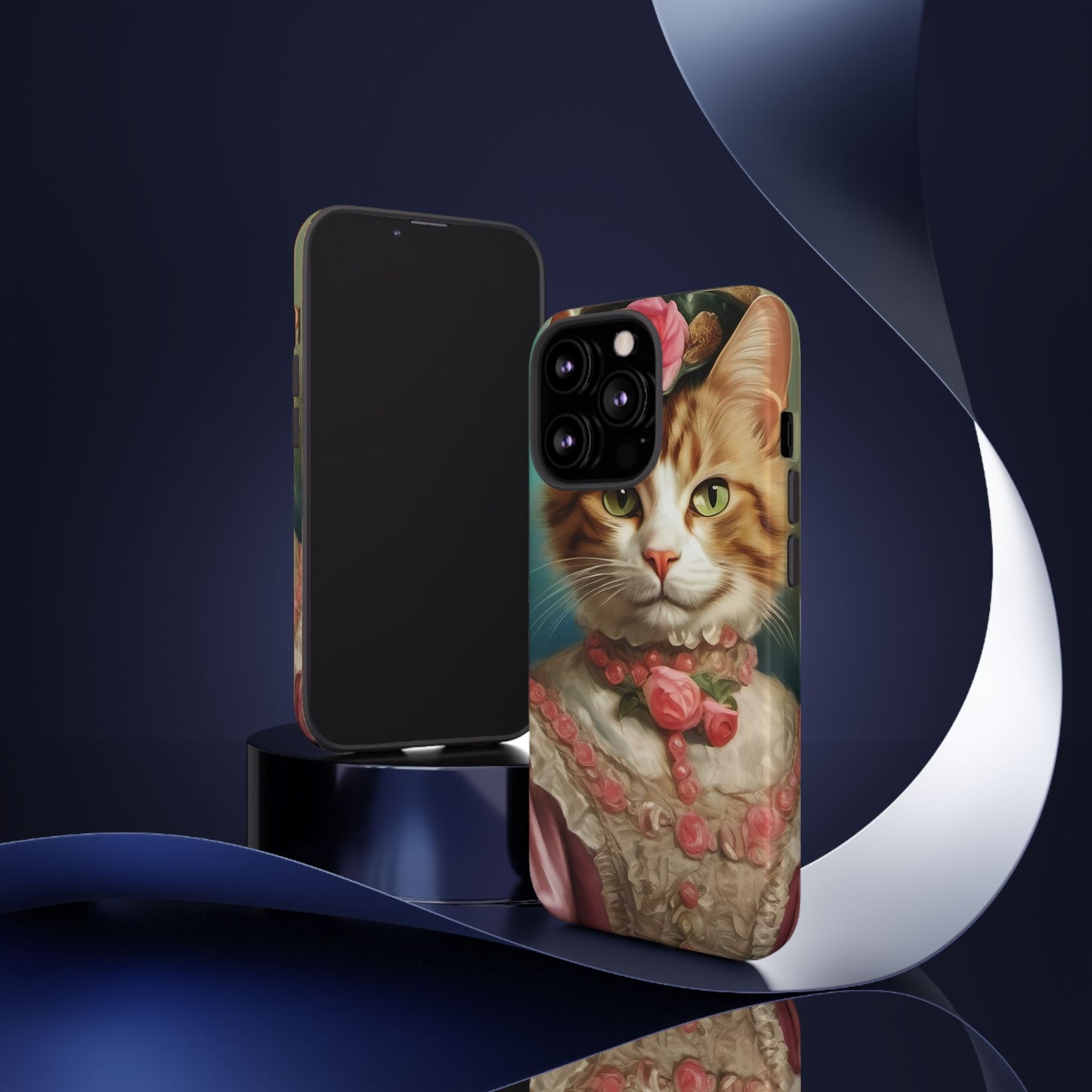 Rococo Cat Tough Phone Cases (A Queen 2)