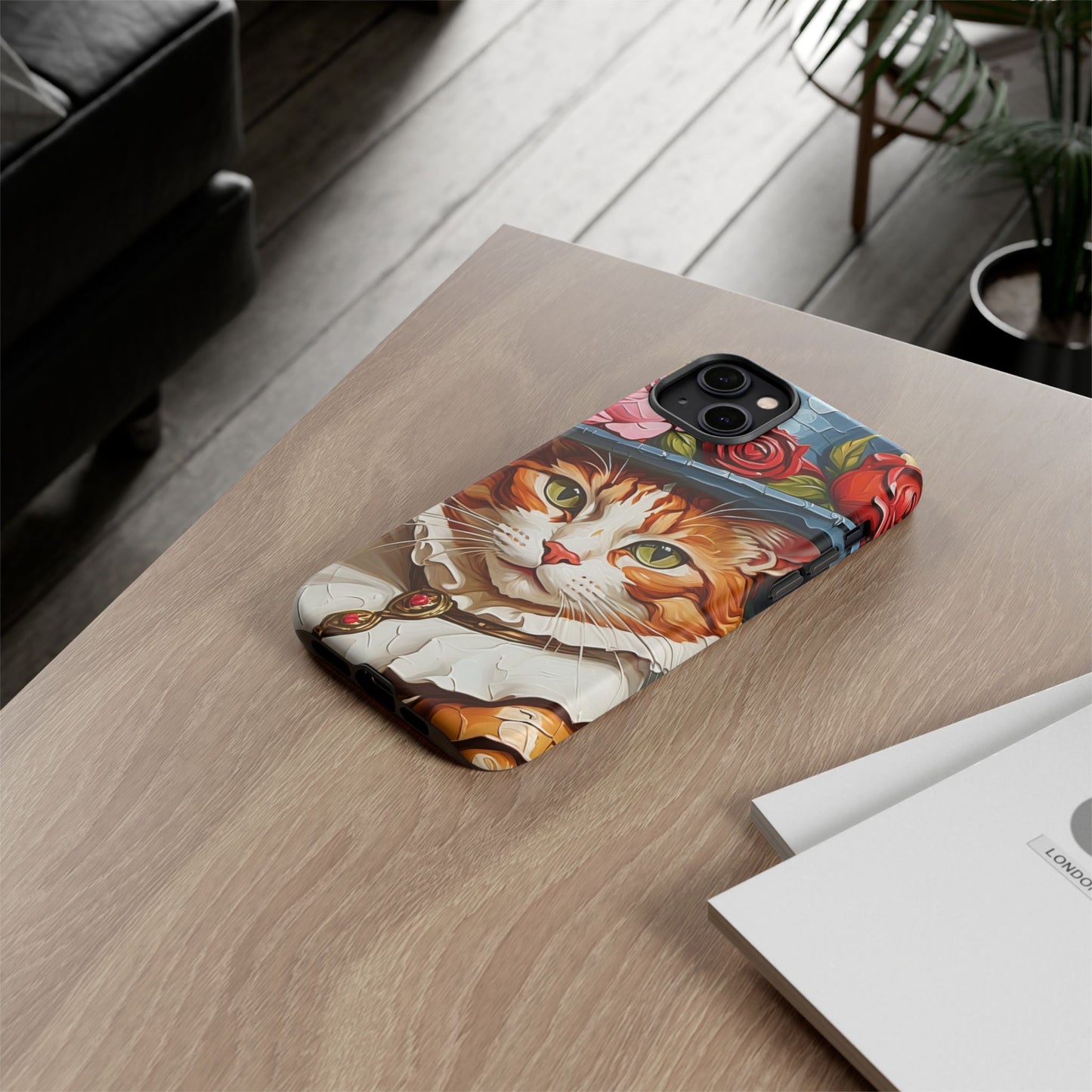 Oil Painting Cat Tough Phone Cases (A Gentleman)