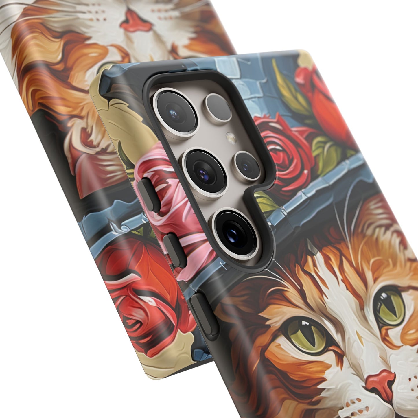 Oil Painting Cat Tough Phone Cases (A Gentleman)