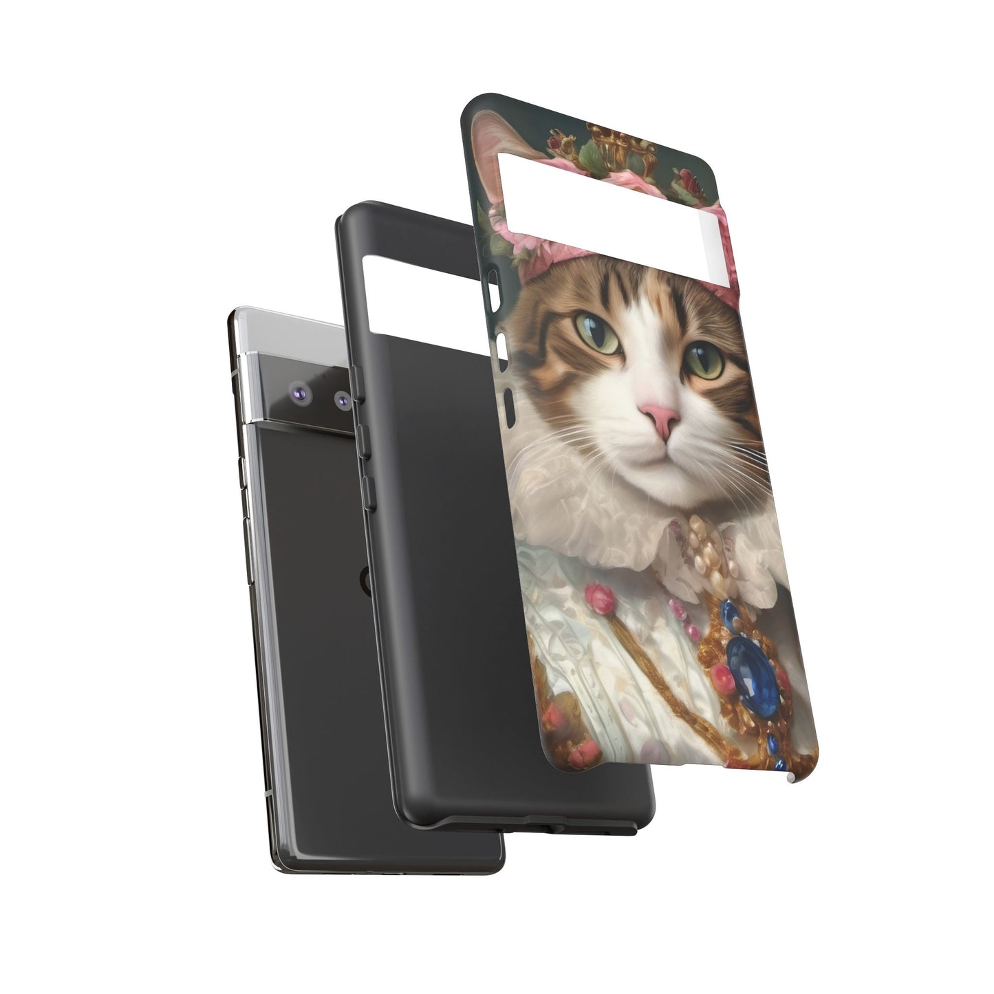 Rococo Cat Tough Phone Cases (A Queen)