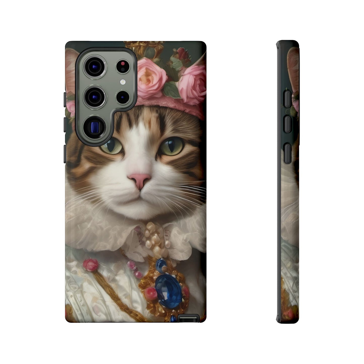Rococo Cat Tough Phone Cases (A Queen)