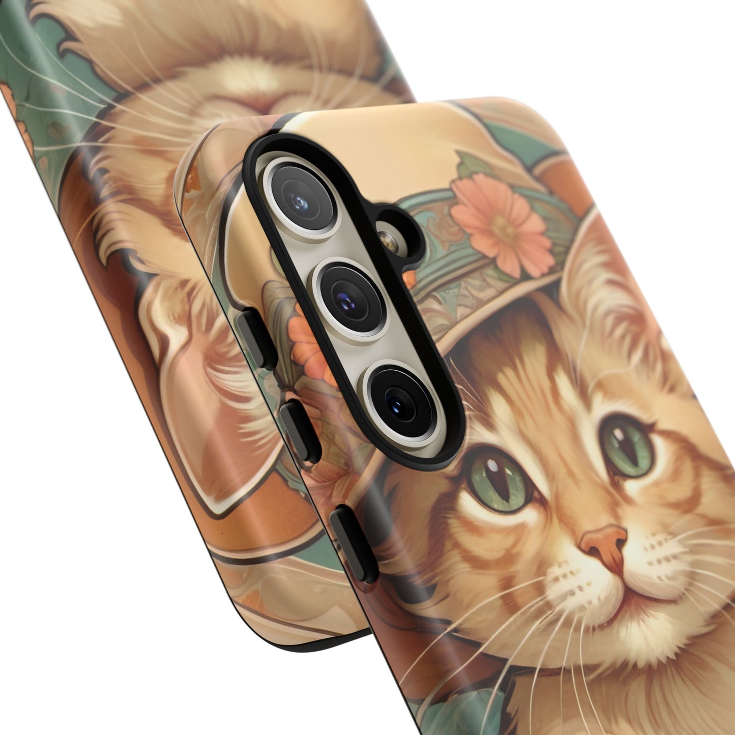 Alphonse Mucha Tough Phone Cases (A kitten)