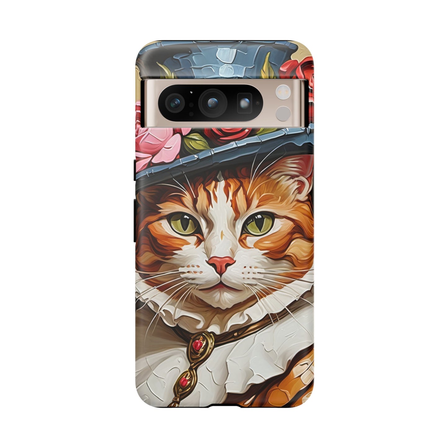 Oil Painting Cat Tough Phone Cases (A Gentleman)