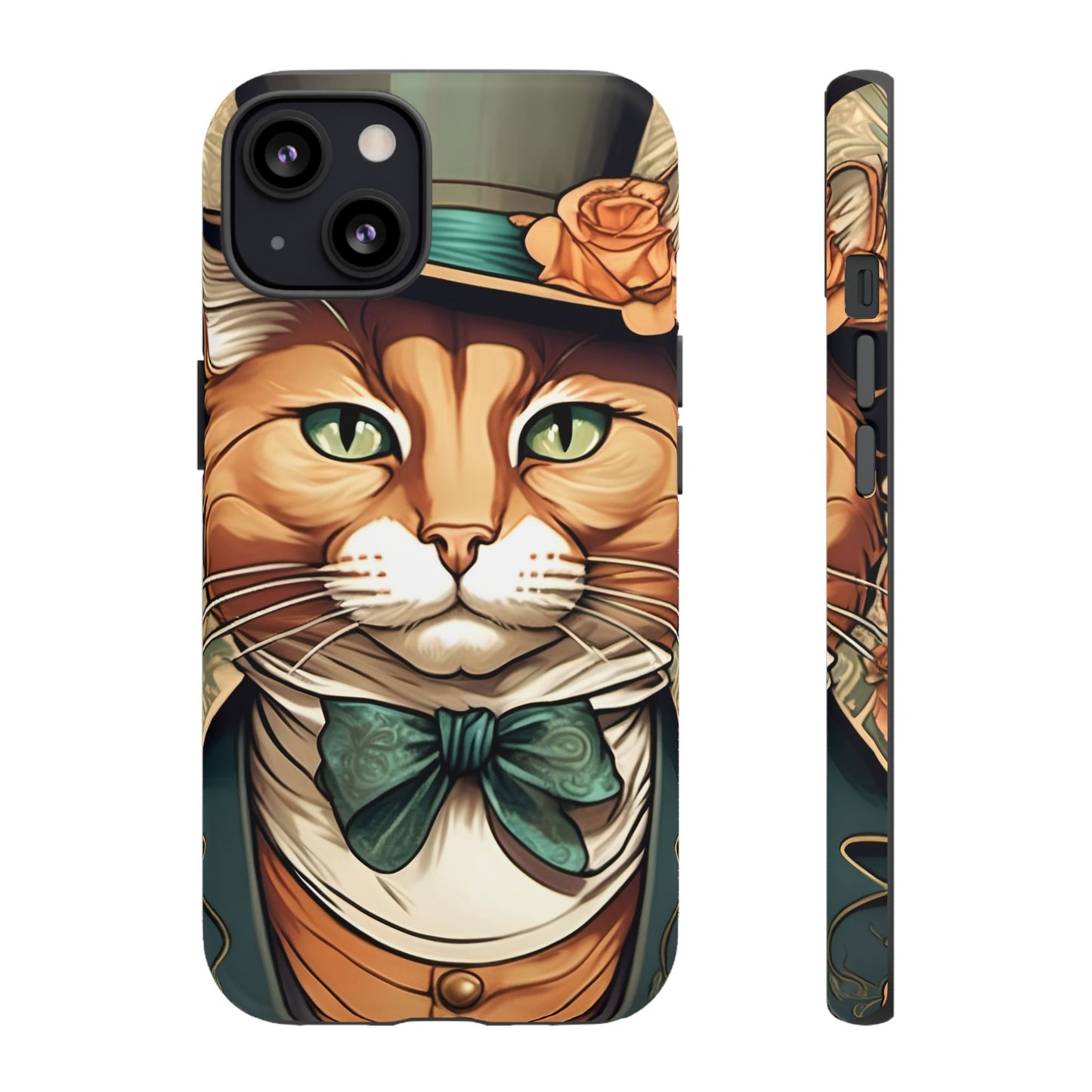 Alphonse Mucha Tough Phone Cases (A gentleman cat)