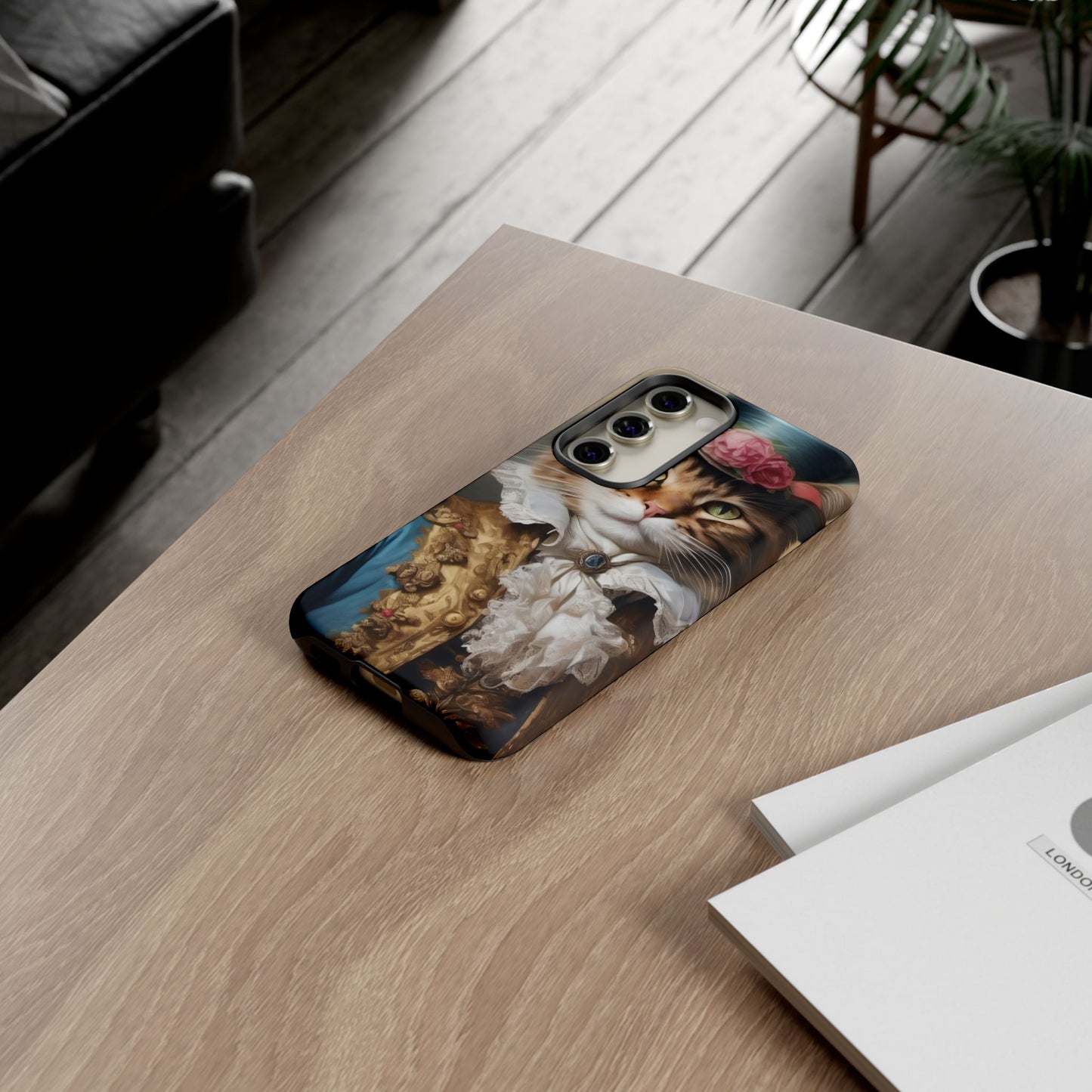 Rococo Cat Tough Phone Cases (A Gentleman)