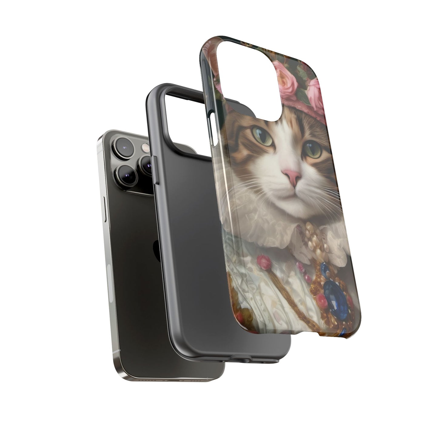 Rococo Cat Tough Phone Cases (A Queen)