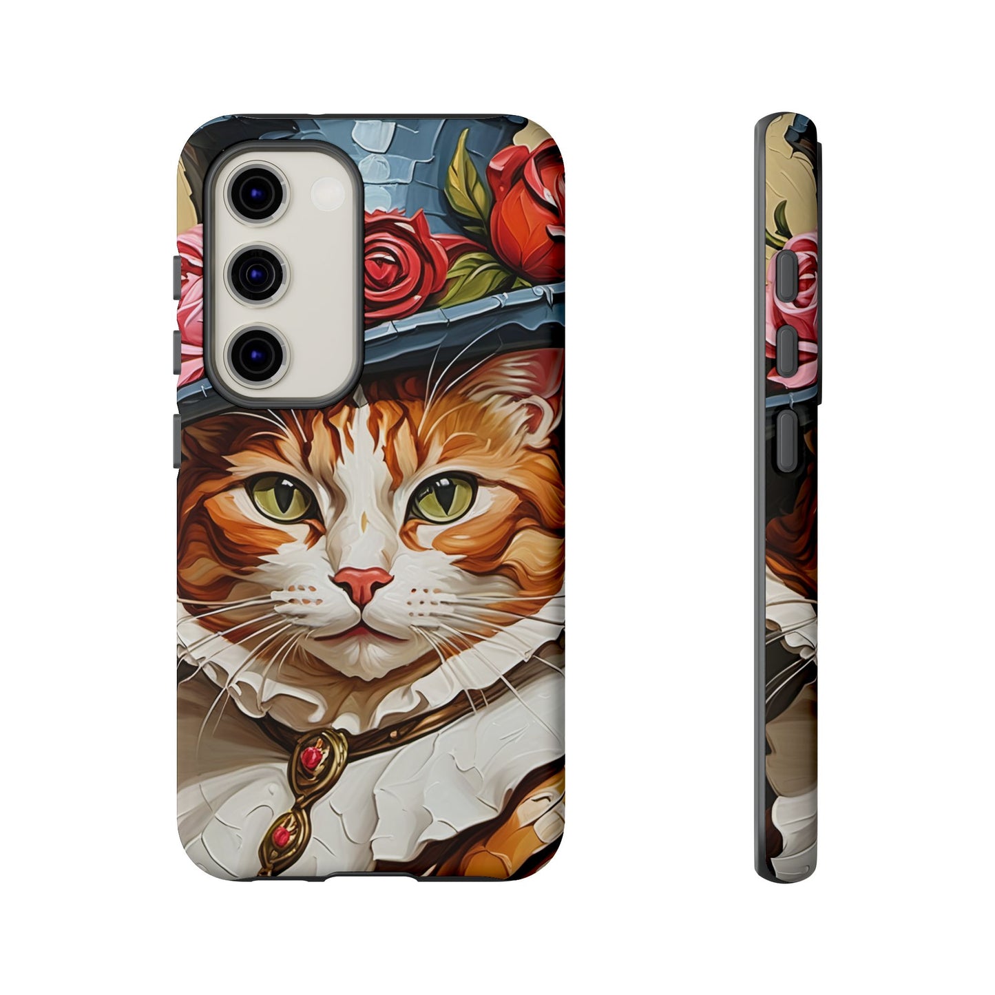 Oil Painting Cat Tough Phone Cases (A Gentleman)