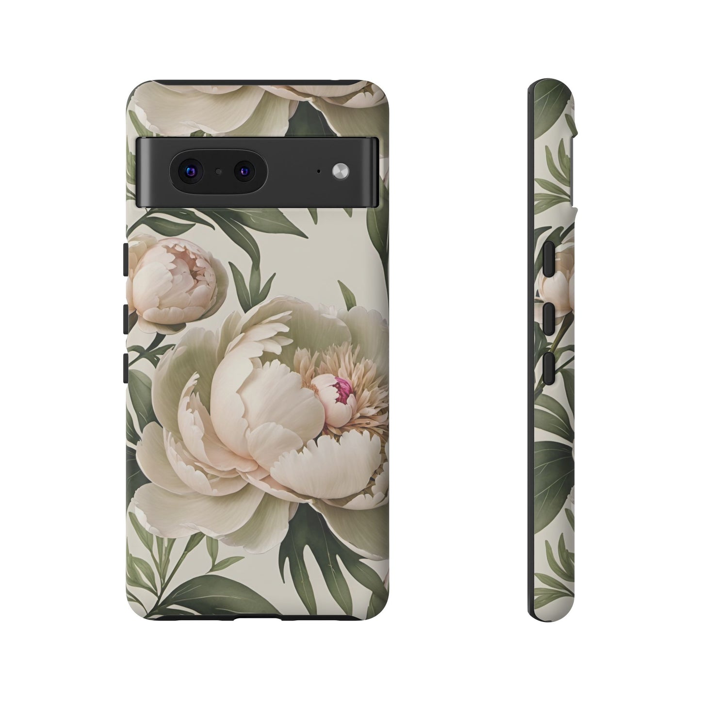 Watercolor Large Peonies Tough Cases
