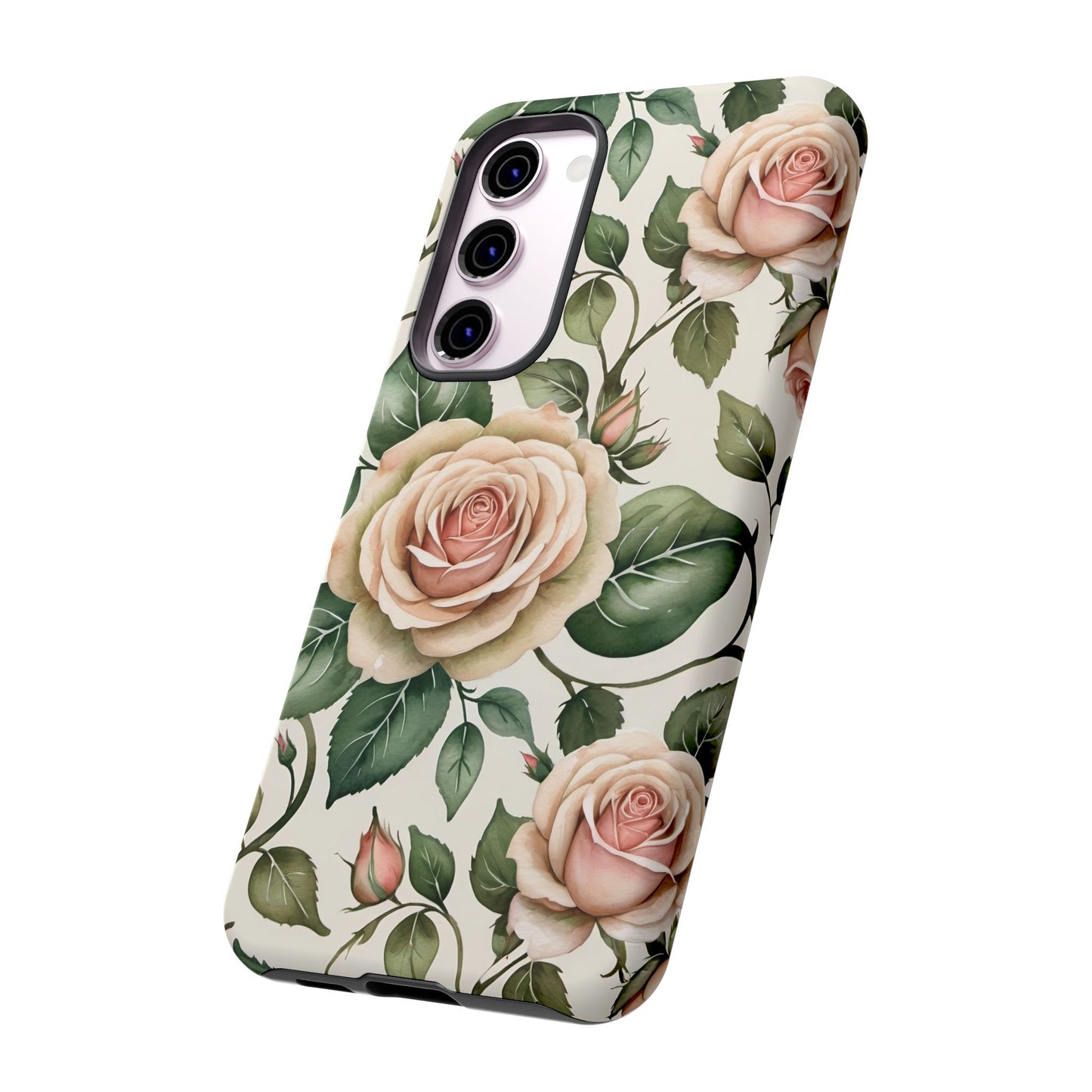 Watercolor Large Roses Tough Cases 2