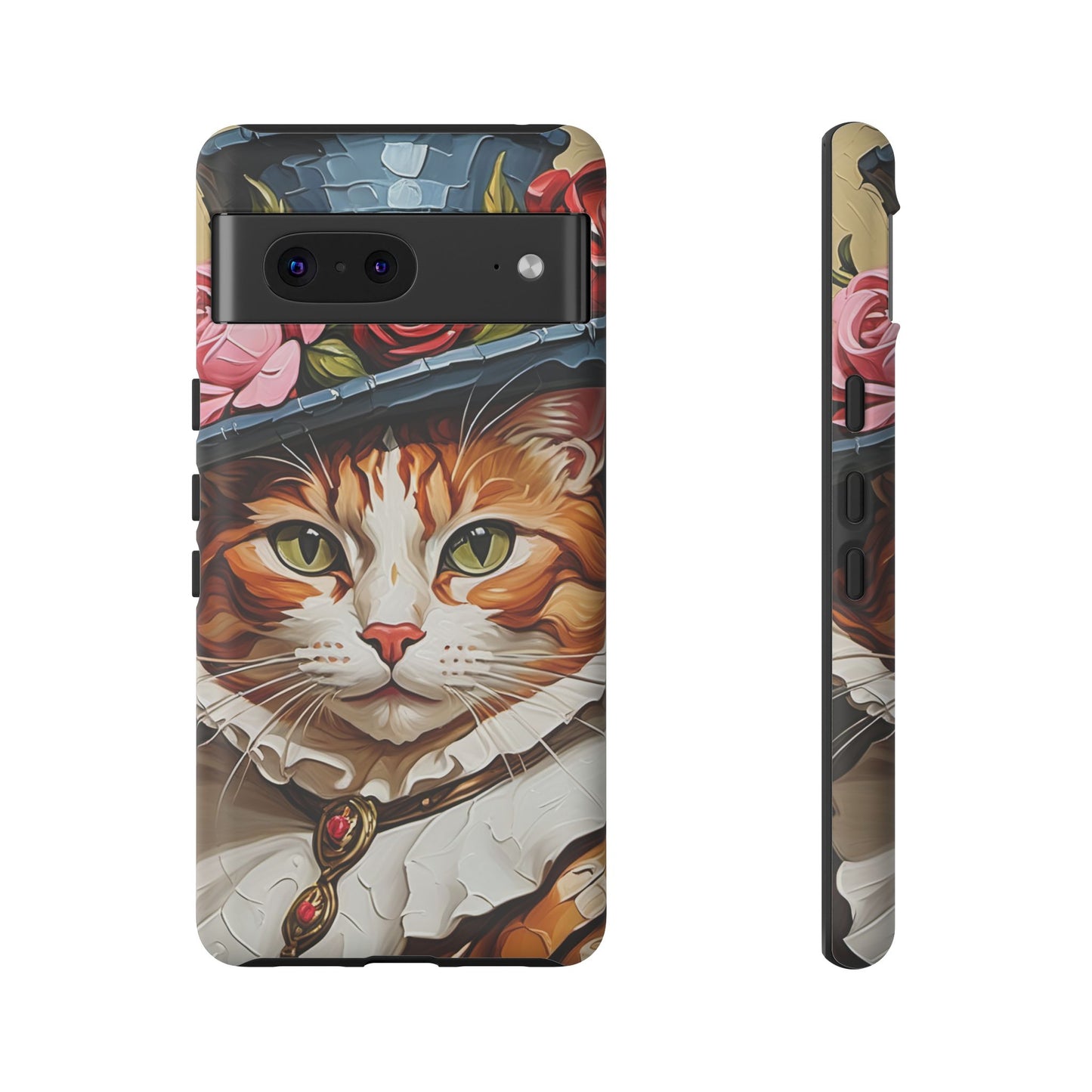 Oil Painting Cat Tough Phone Cases (A Gentleman)