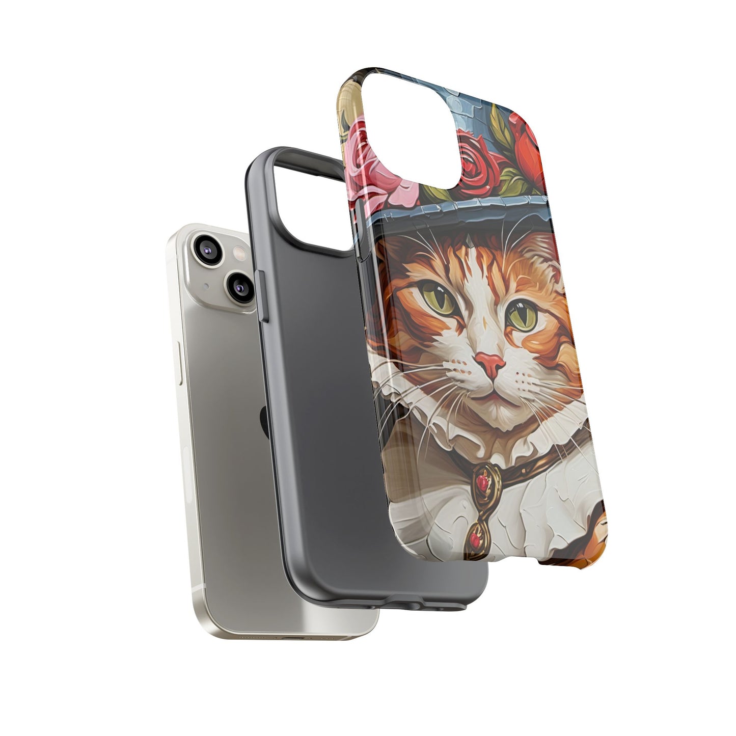 Oil Painting Cat Tough Phone Cases (A Gentleman)