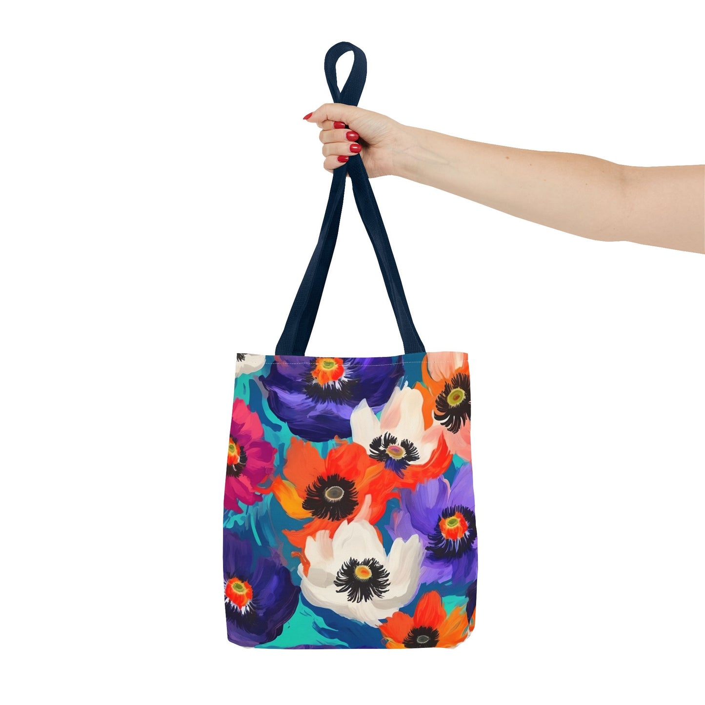 Fauvism inspired Colorful Anemones Tote Bag