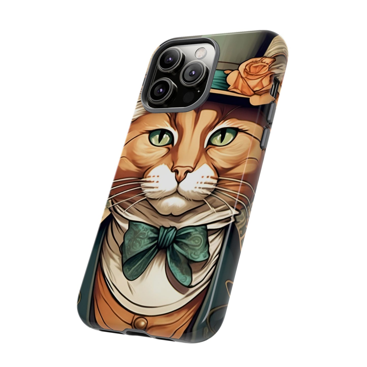 Alphonse Mucha Tough Phone Cases (A gentleman cat)