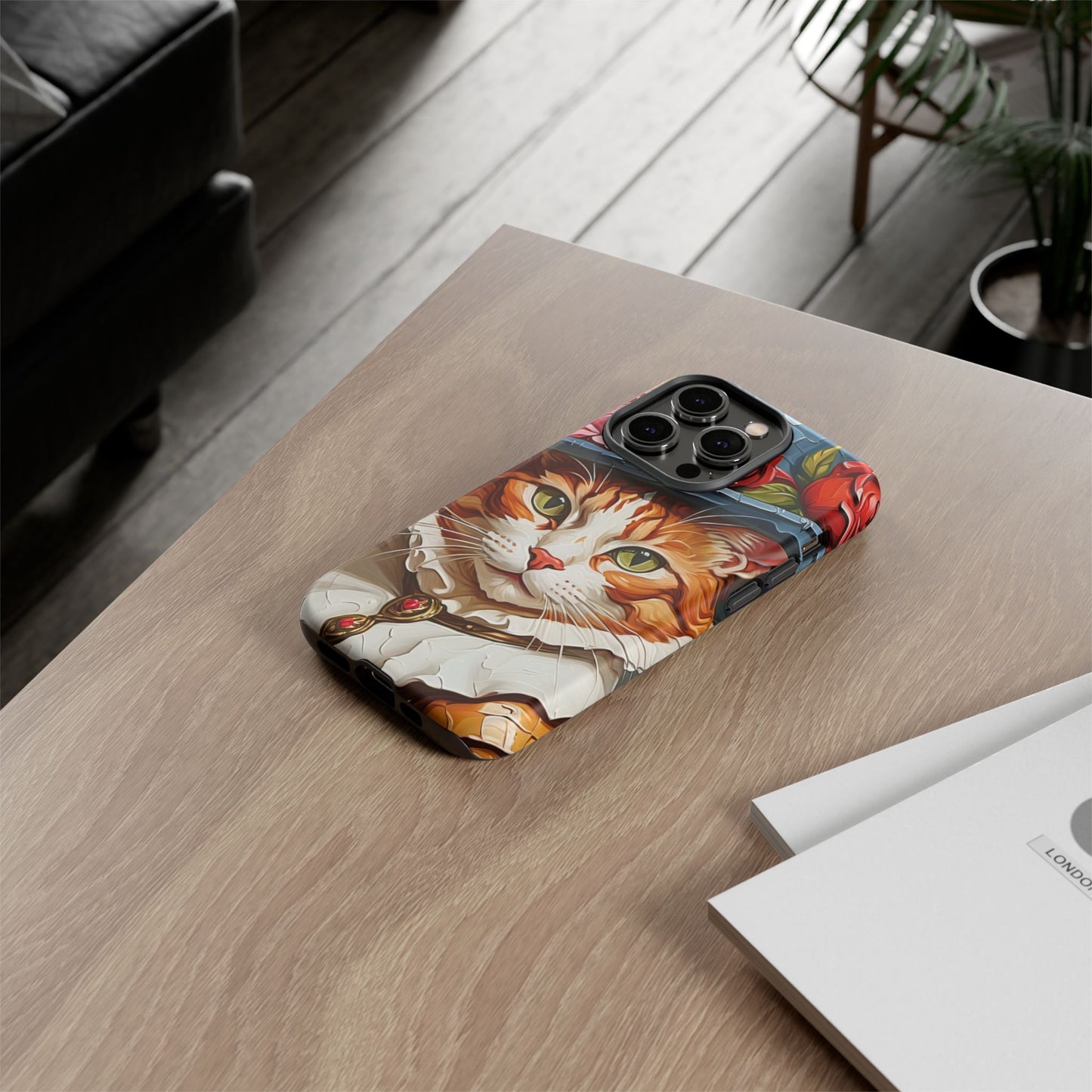 Oil Painting Cat Tough Phone Cases (A Gentleman)
