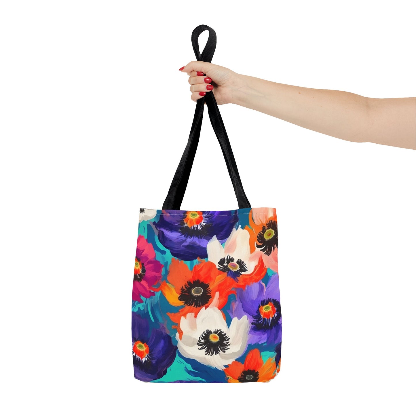 Fauvism inspired Colorful Anemones Tote Bag